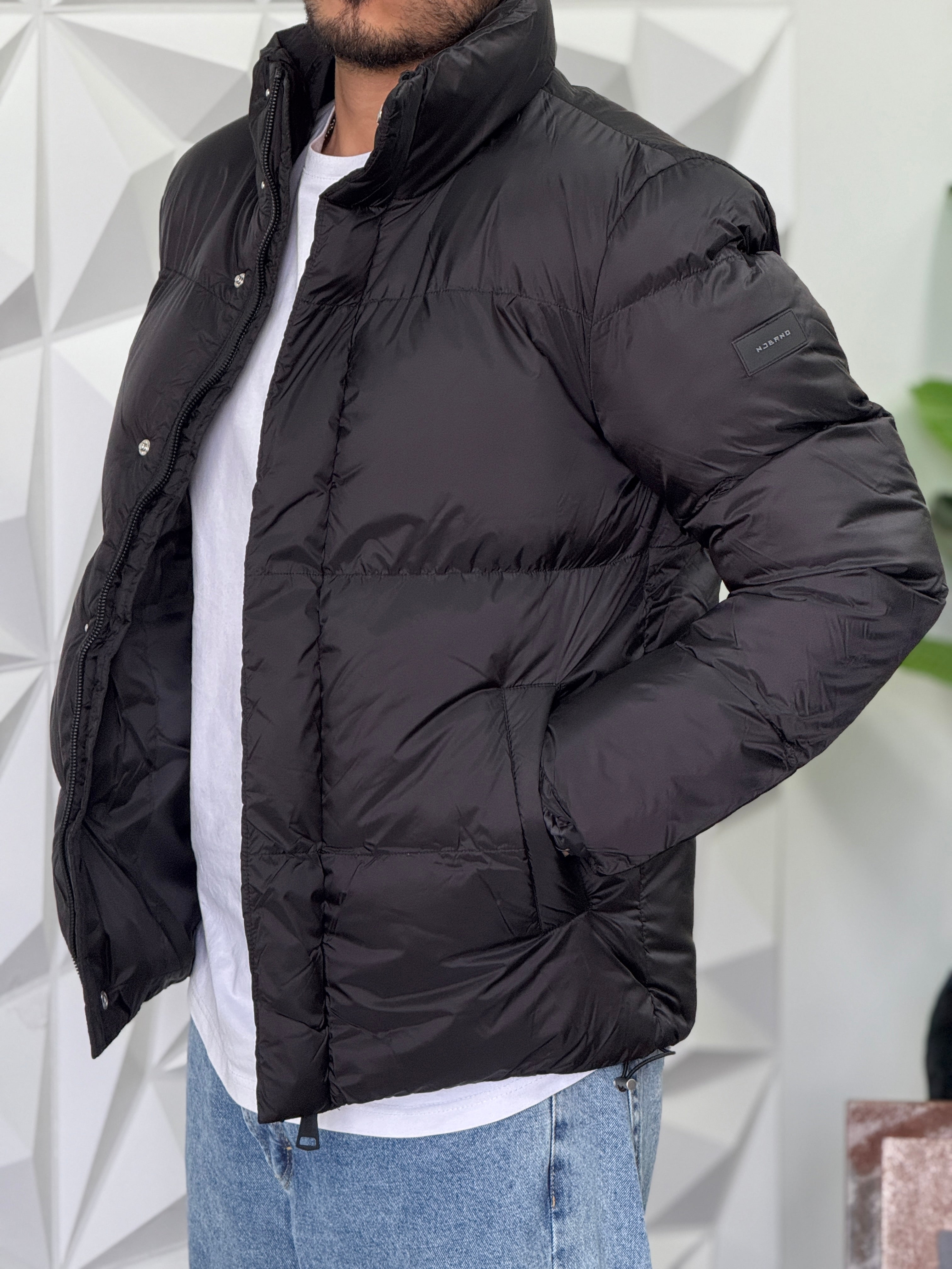 BOMBER MEZZOCOLLO NERO NEW JOB BRAND