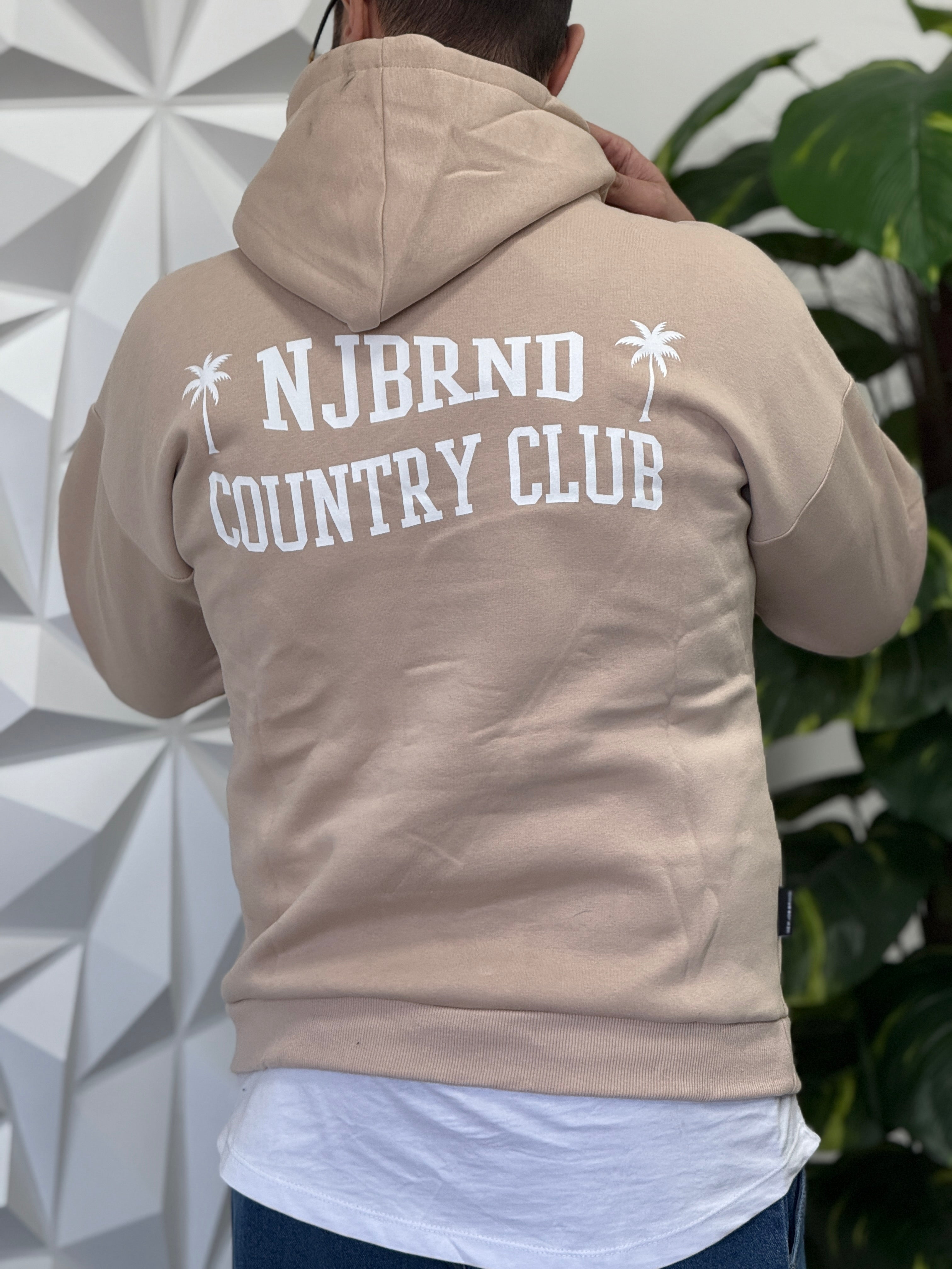 FELPA PALMA OVER CAPPUCCIO BEIGE  NEW JOB BRAND