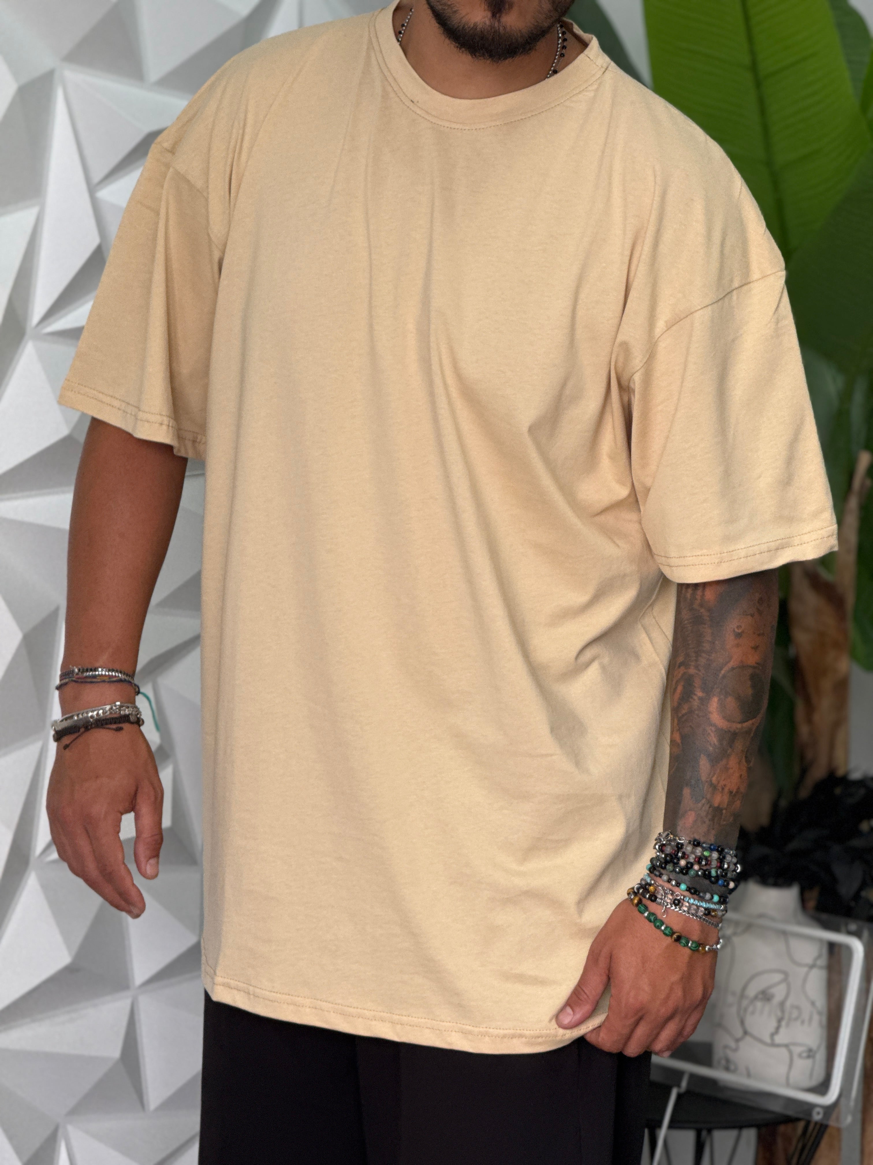 T-SHIRT TS189OV AVORIO  NEW JOB BRAND