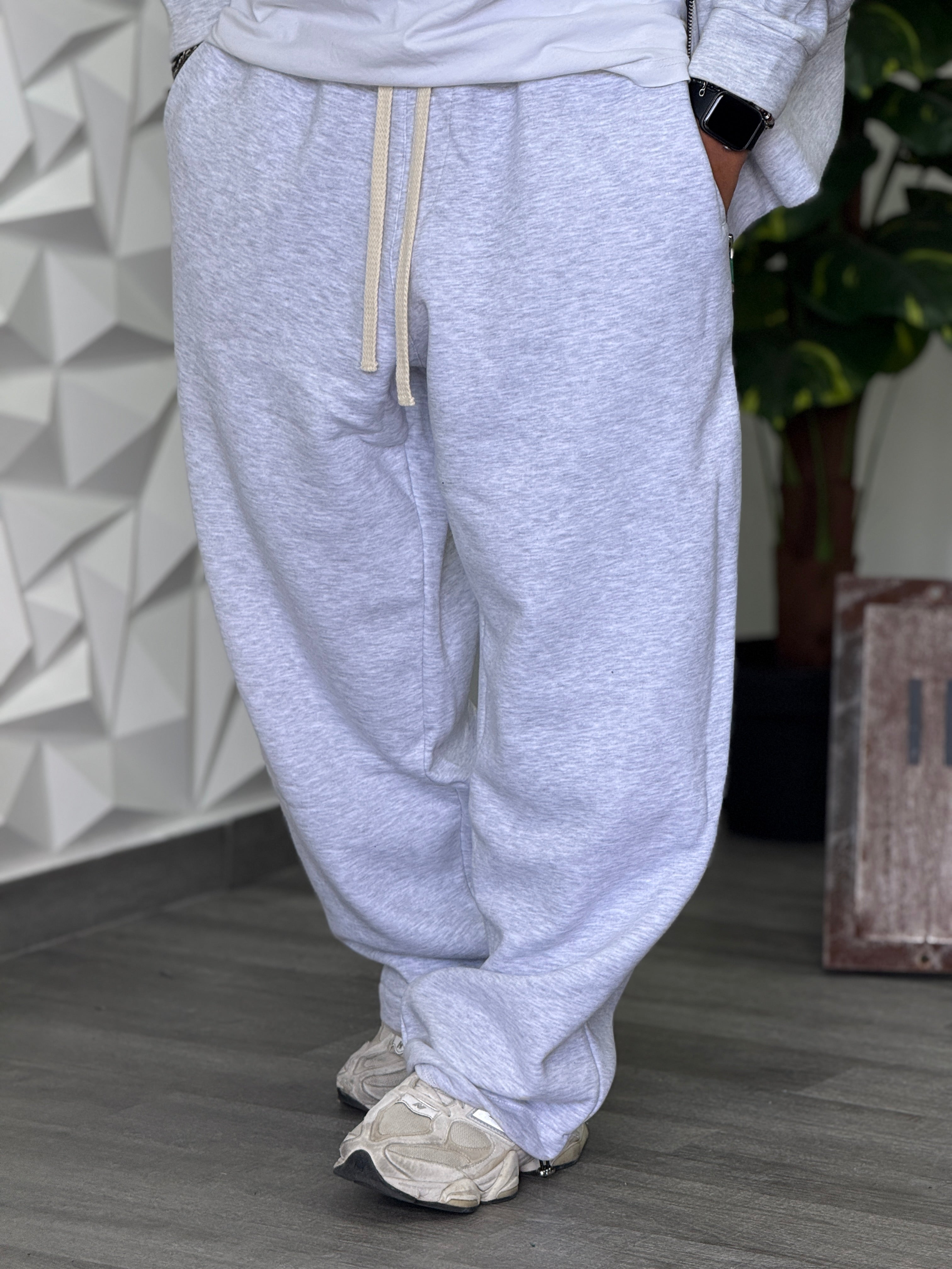 Coordinato tuta Baggy Grigia  GB28 New Job Brand