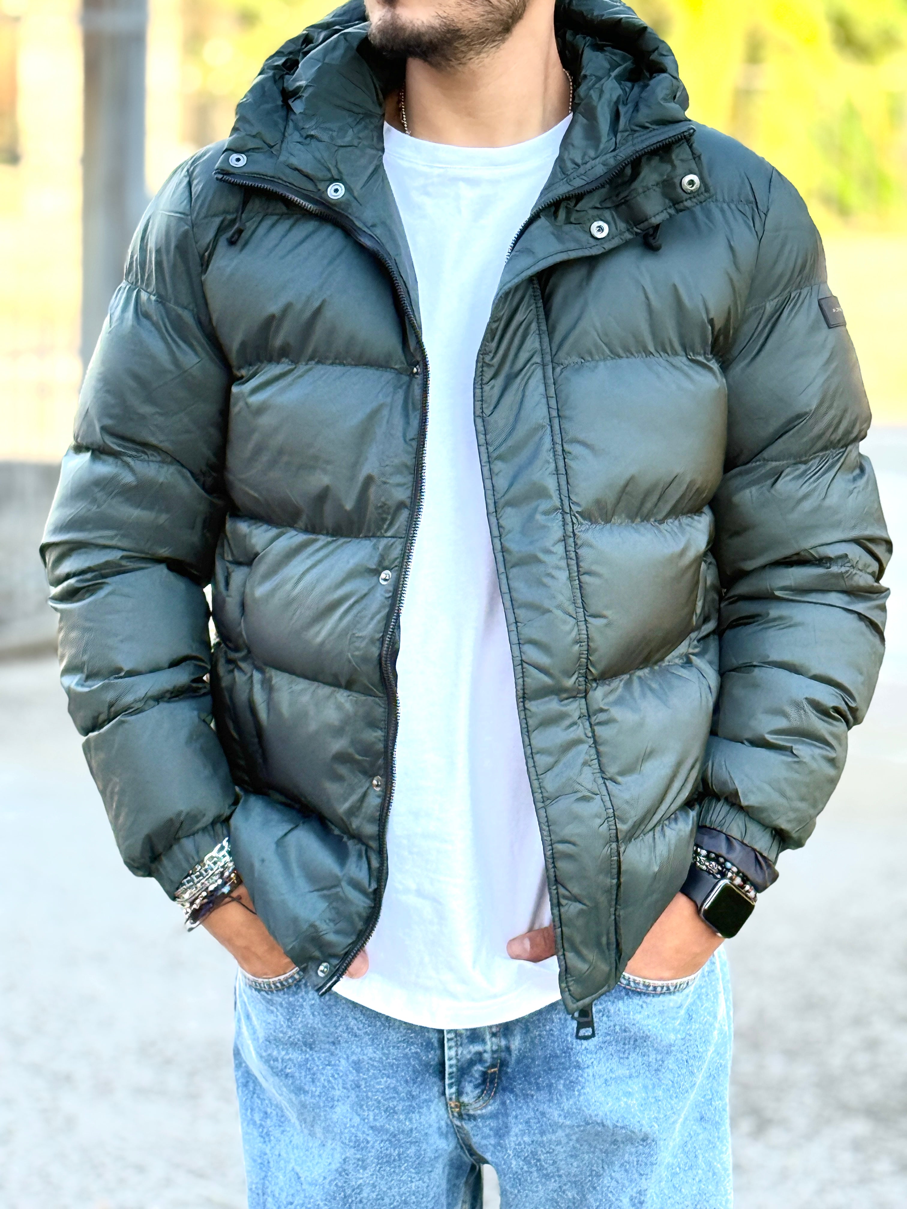 BOMBER CAPPUCCIO VERDE NEW JOB BRAND