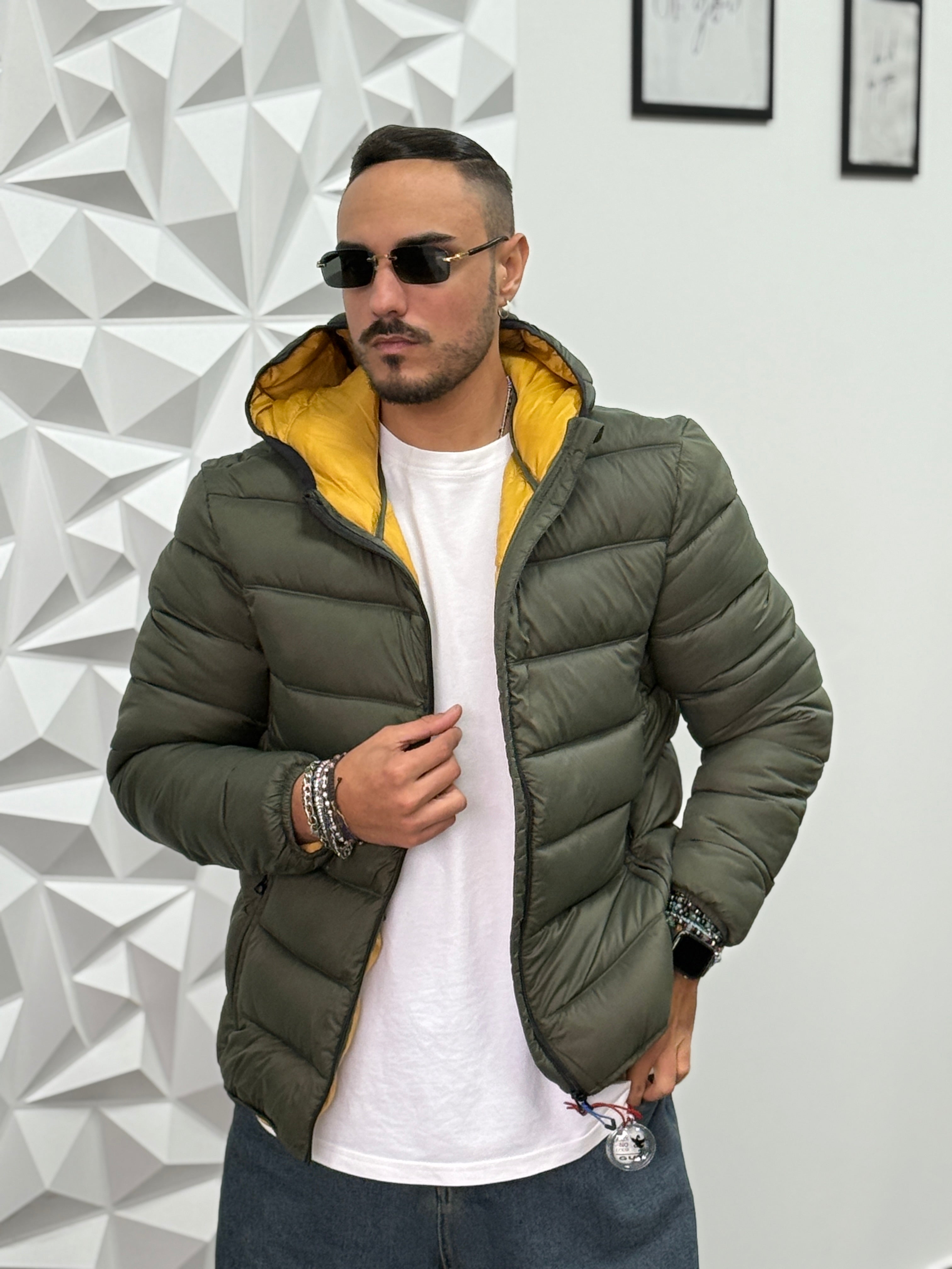 BOMBER HIRO VERDE MILITARE