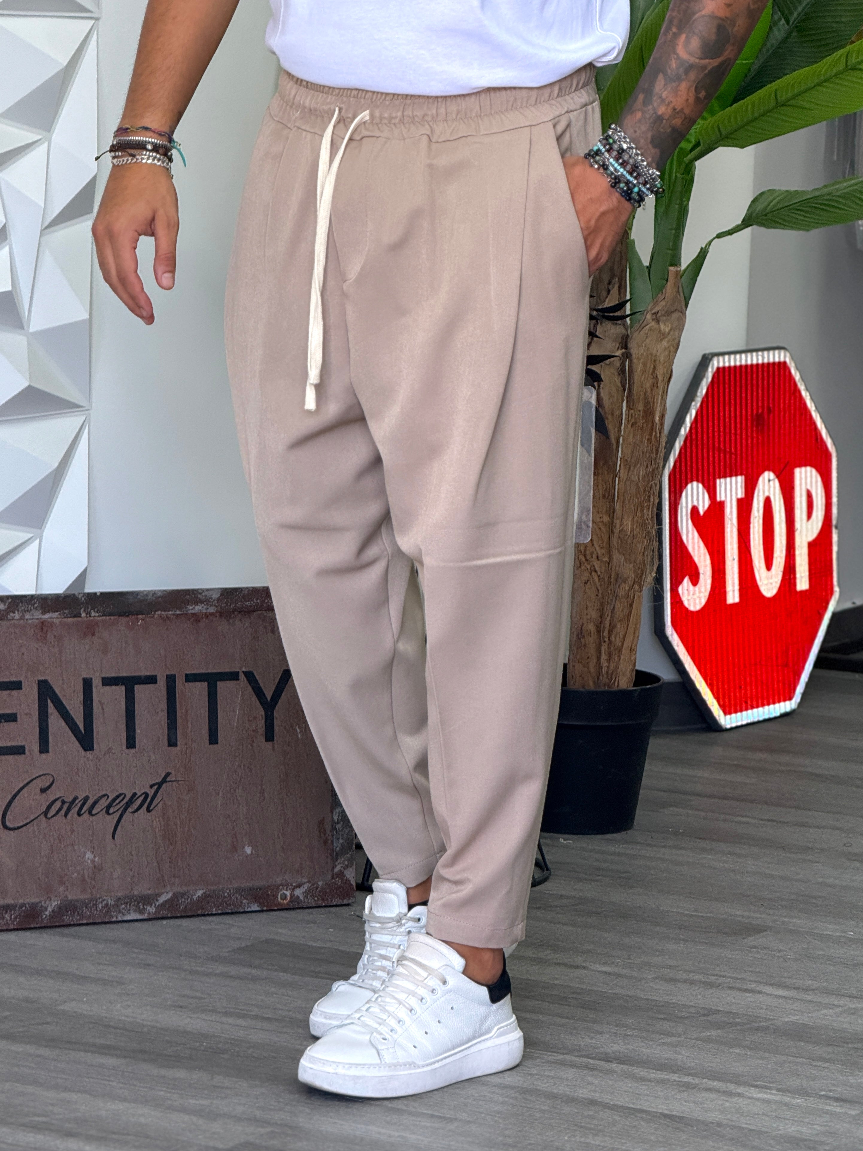PANTALACCIO NEW BEIGE  NEW JOB BRAND