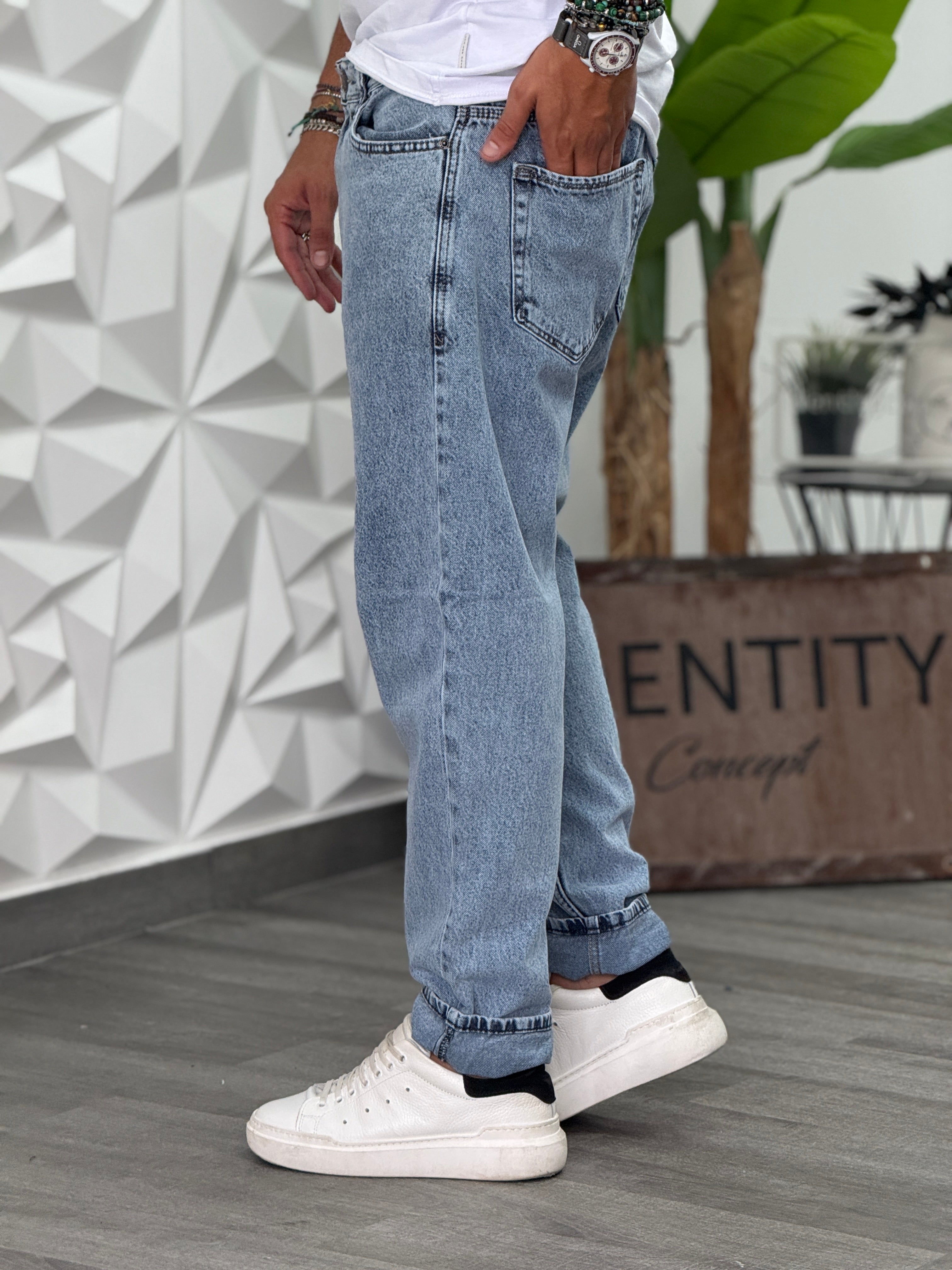 JEANS SAN PEDRO  REGULAR  FIT LAVAGGIO MARMO CHIARO  NEW JOB BRAND