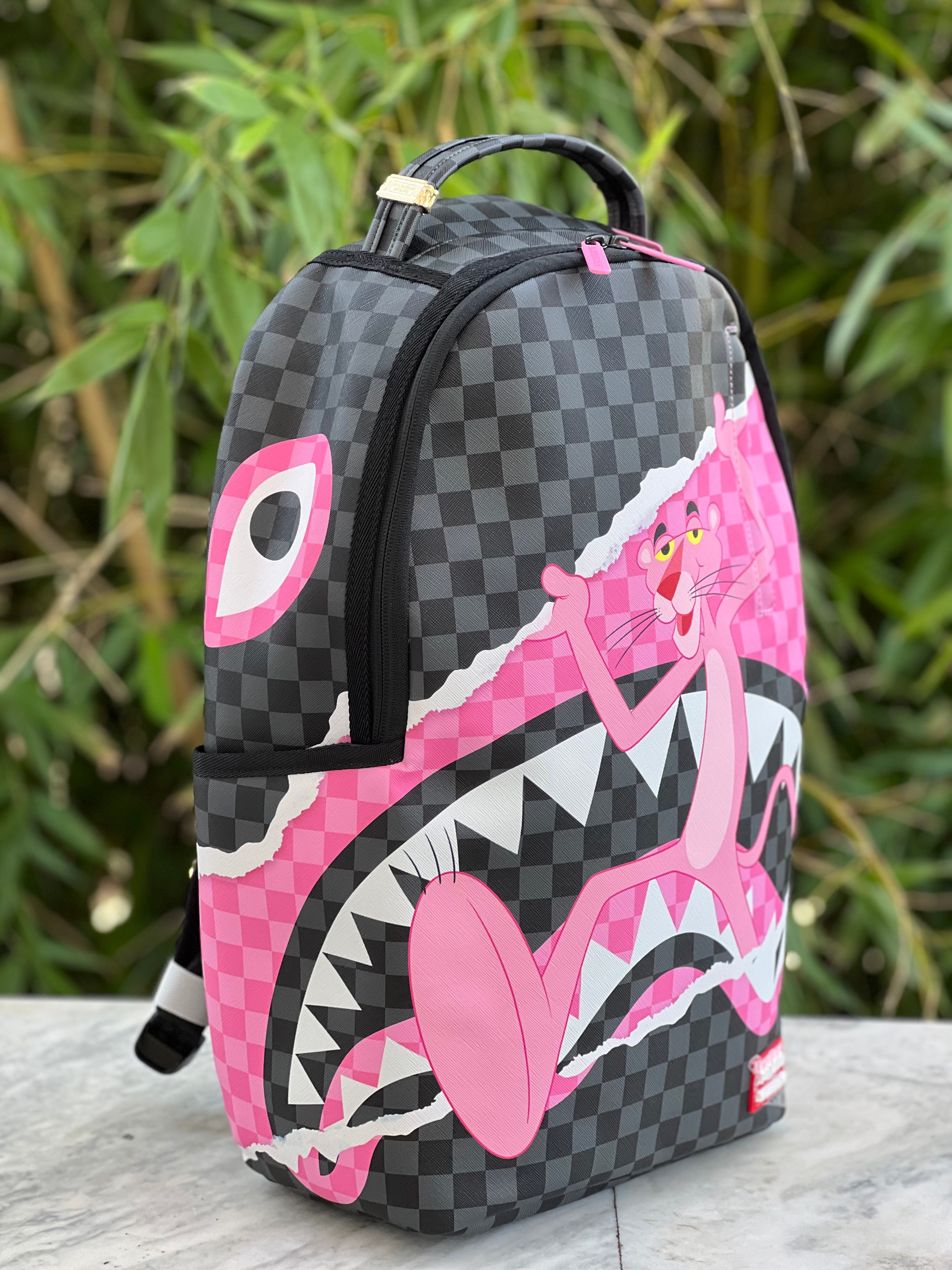 ZAINO SPRAYGROUND PINK PANTHER ON THE RUN
