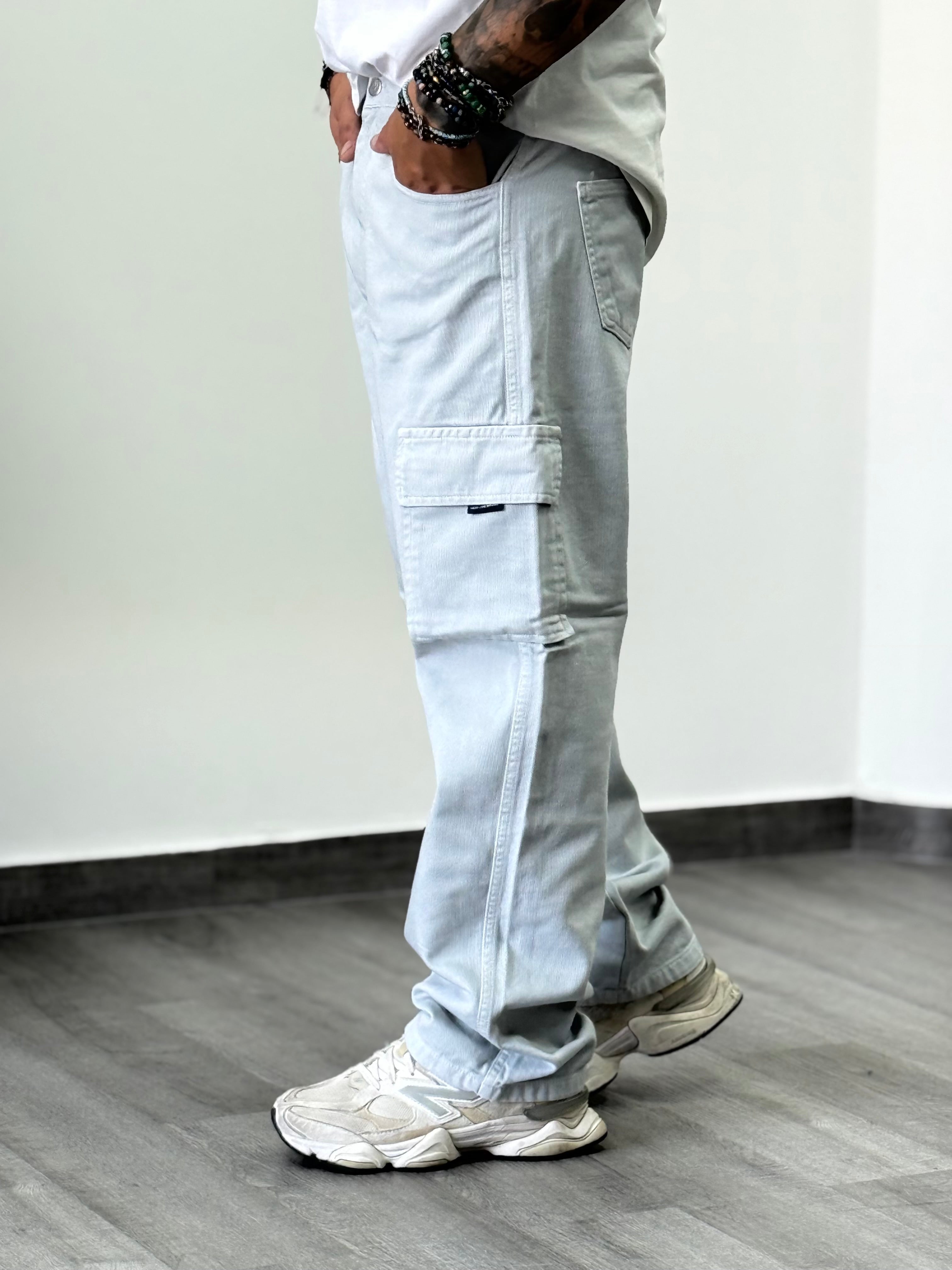 Jeans canoa cargo ghiaccio new job brand