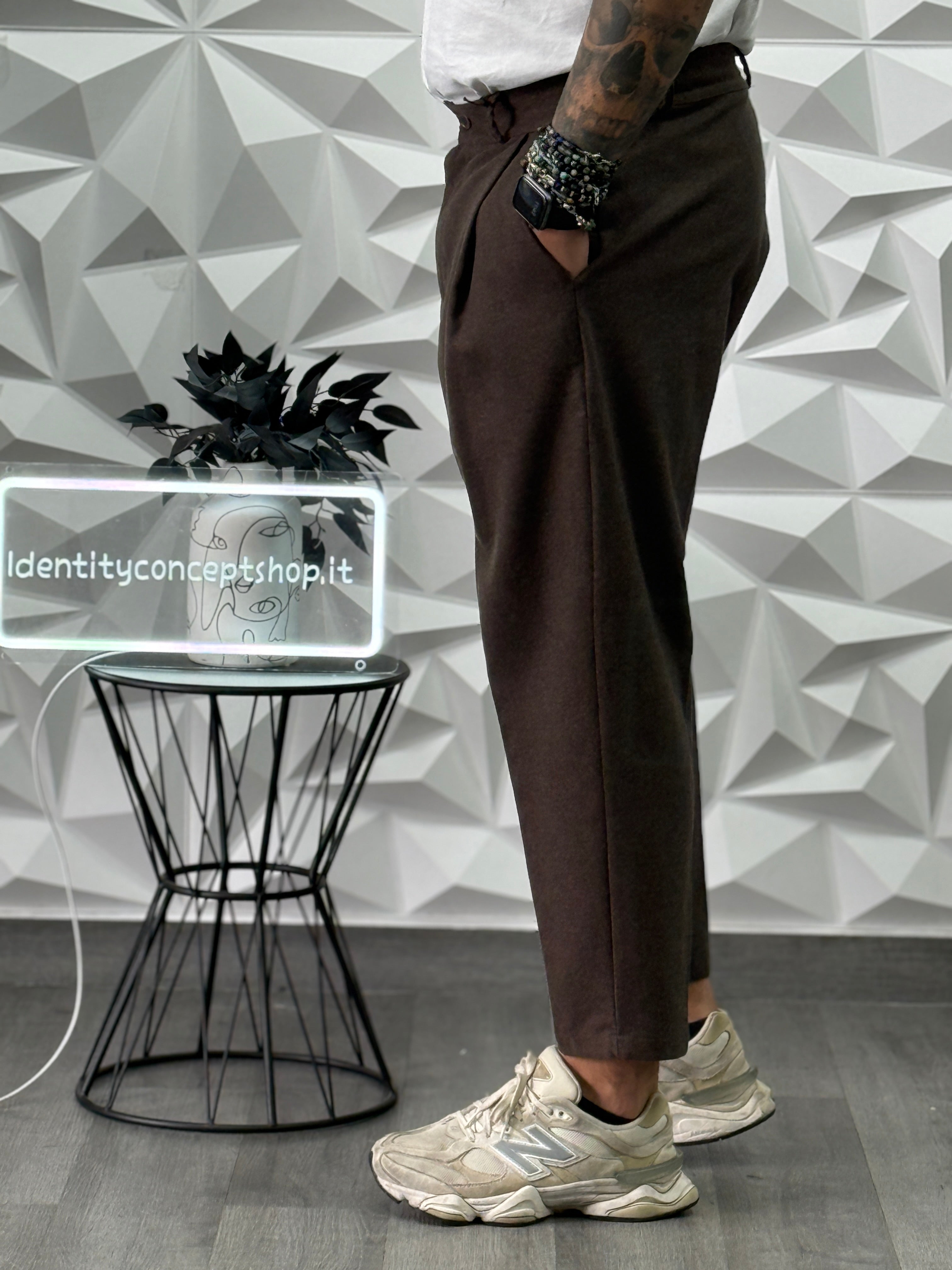 PANTALONE MONTECARLO FW26 TERRA COTTA   NEW JOB BRAND