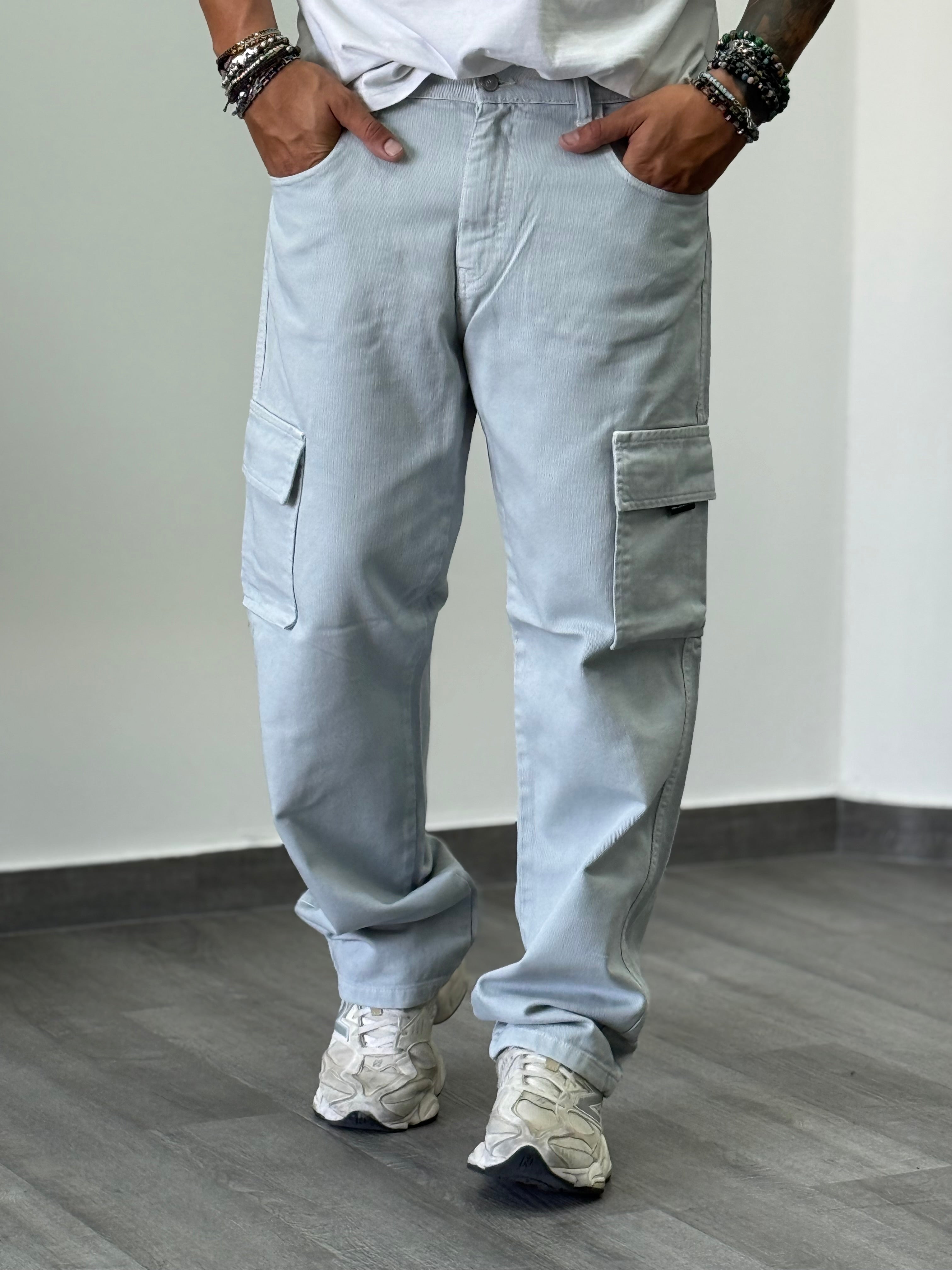 Jeans canoa cargo ghiaccio new job brand