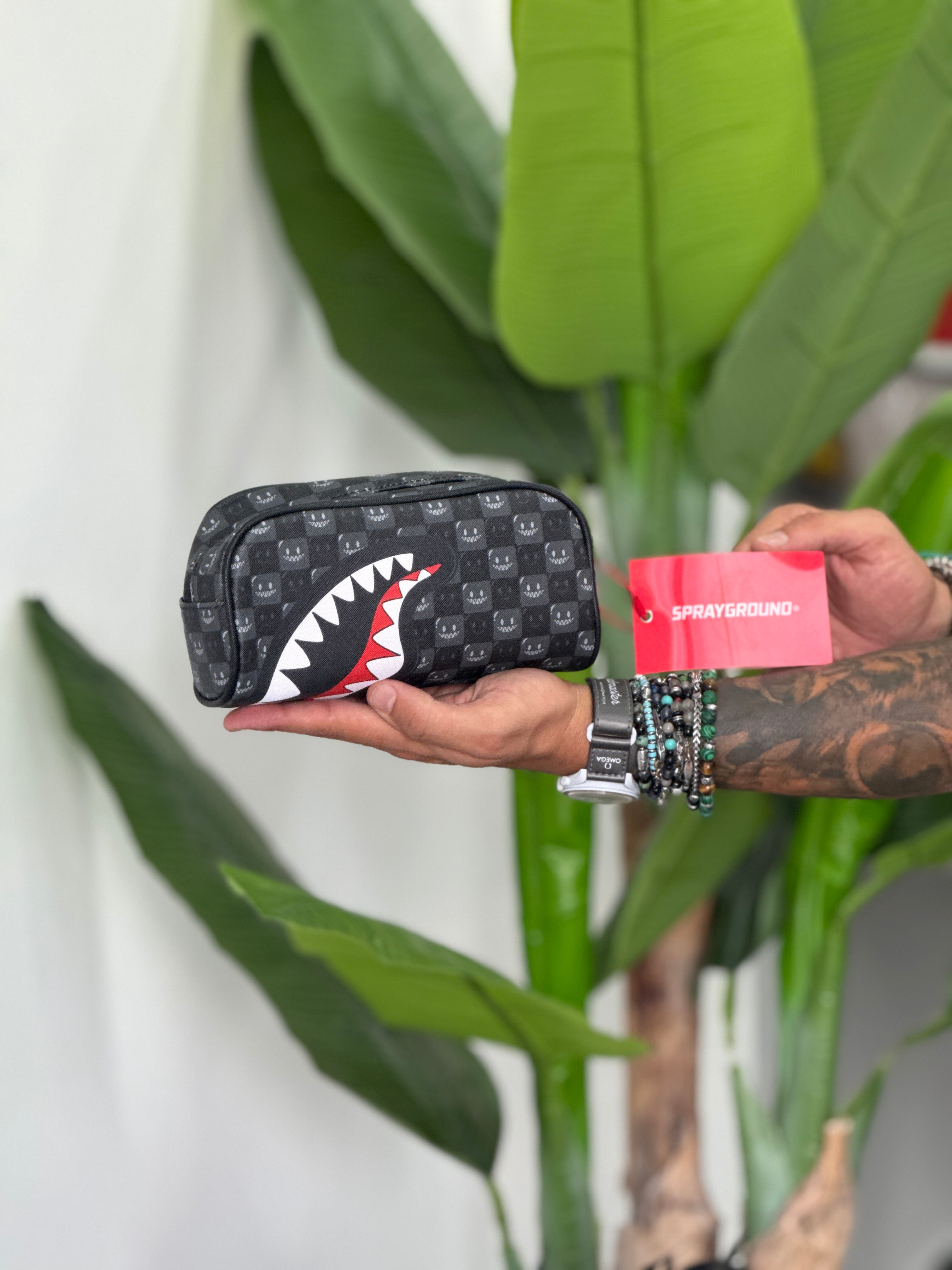 Astuccio sprayground SHARKS IN PARIS WTF BUBBLY BLACK
