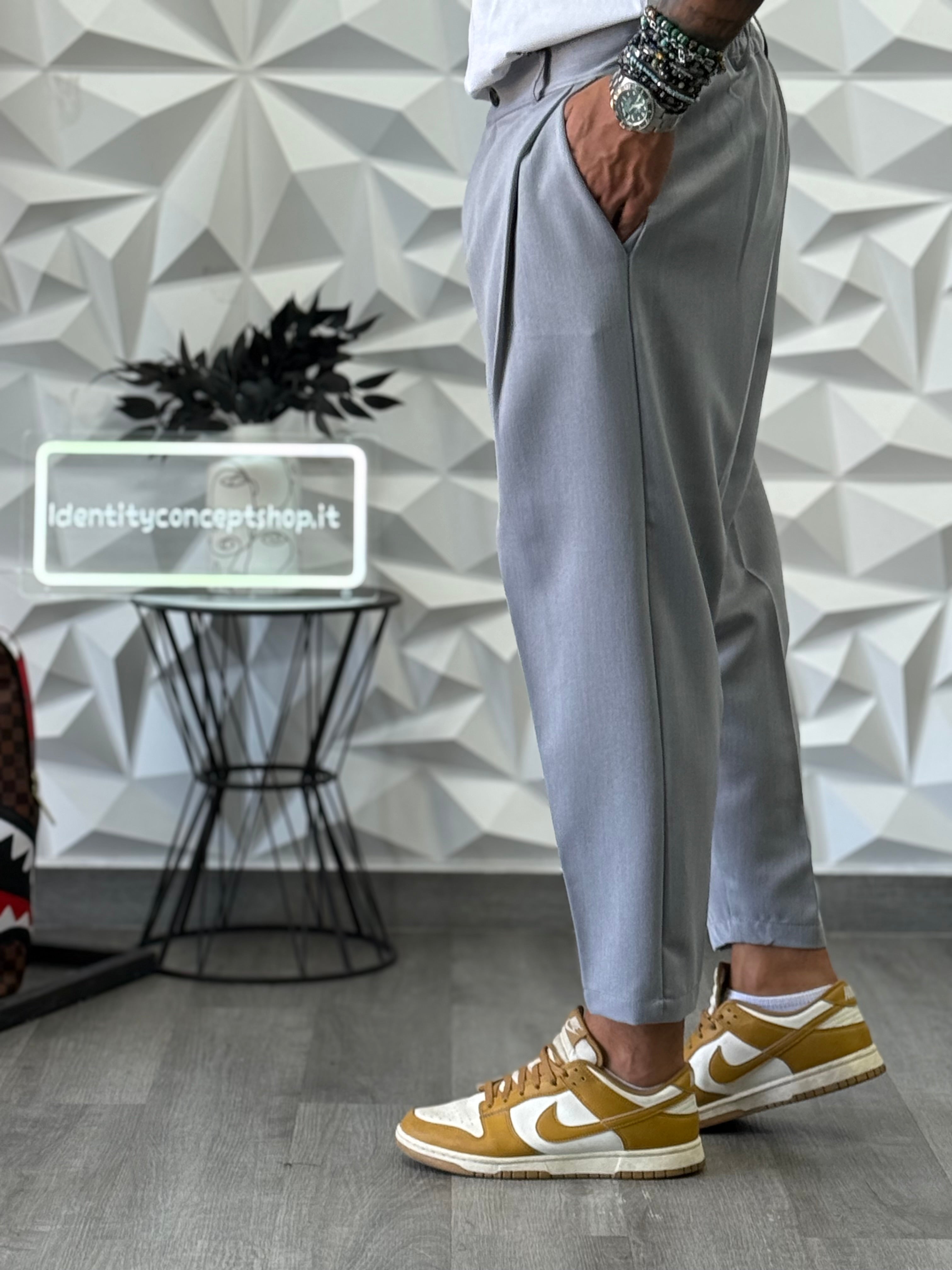 Pantalone Montecarlo/fv grigio new job brand
