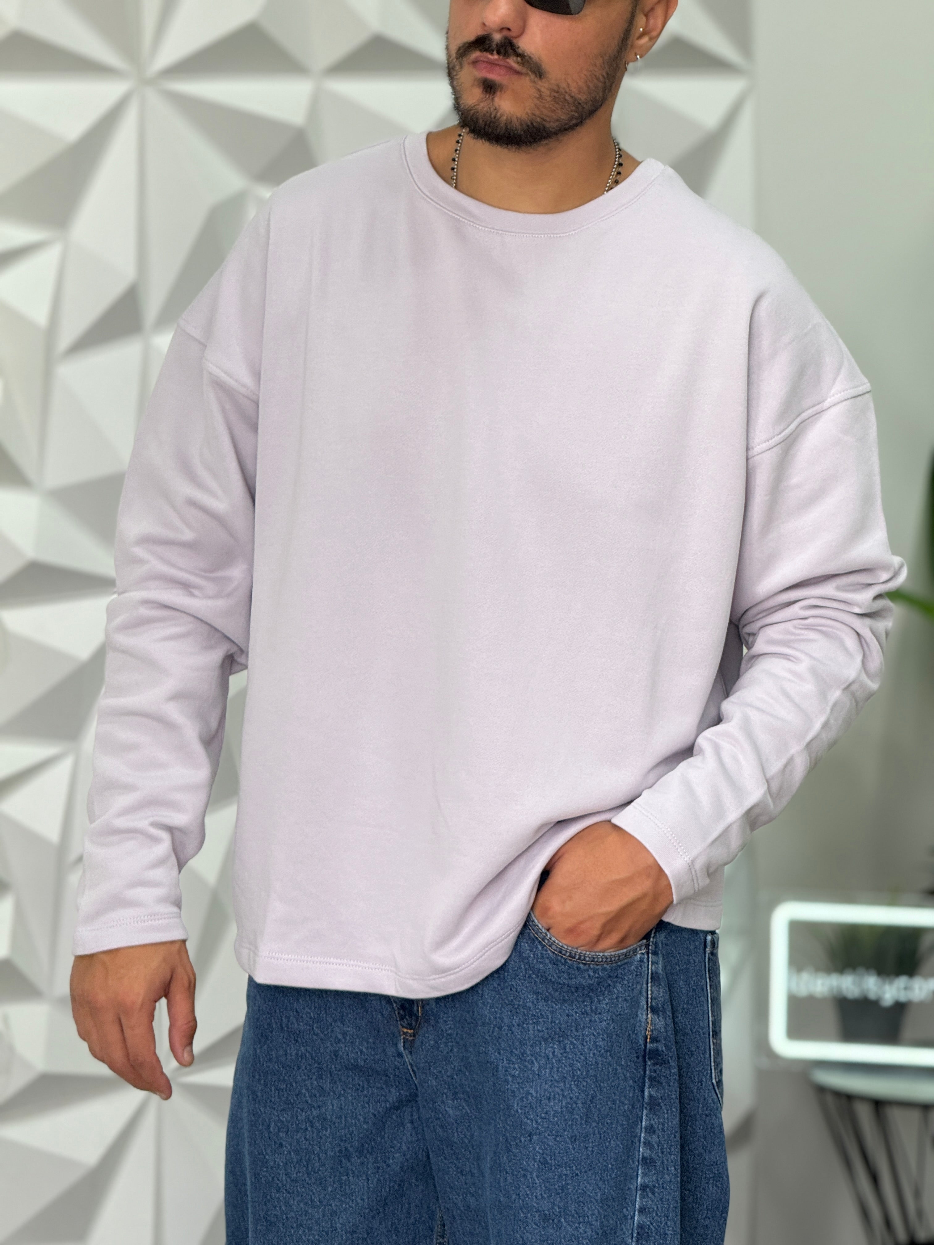 SHIRT LILLA MANICA LUNGA NEW JOB BRAND