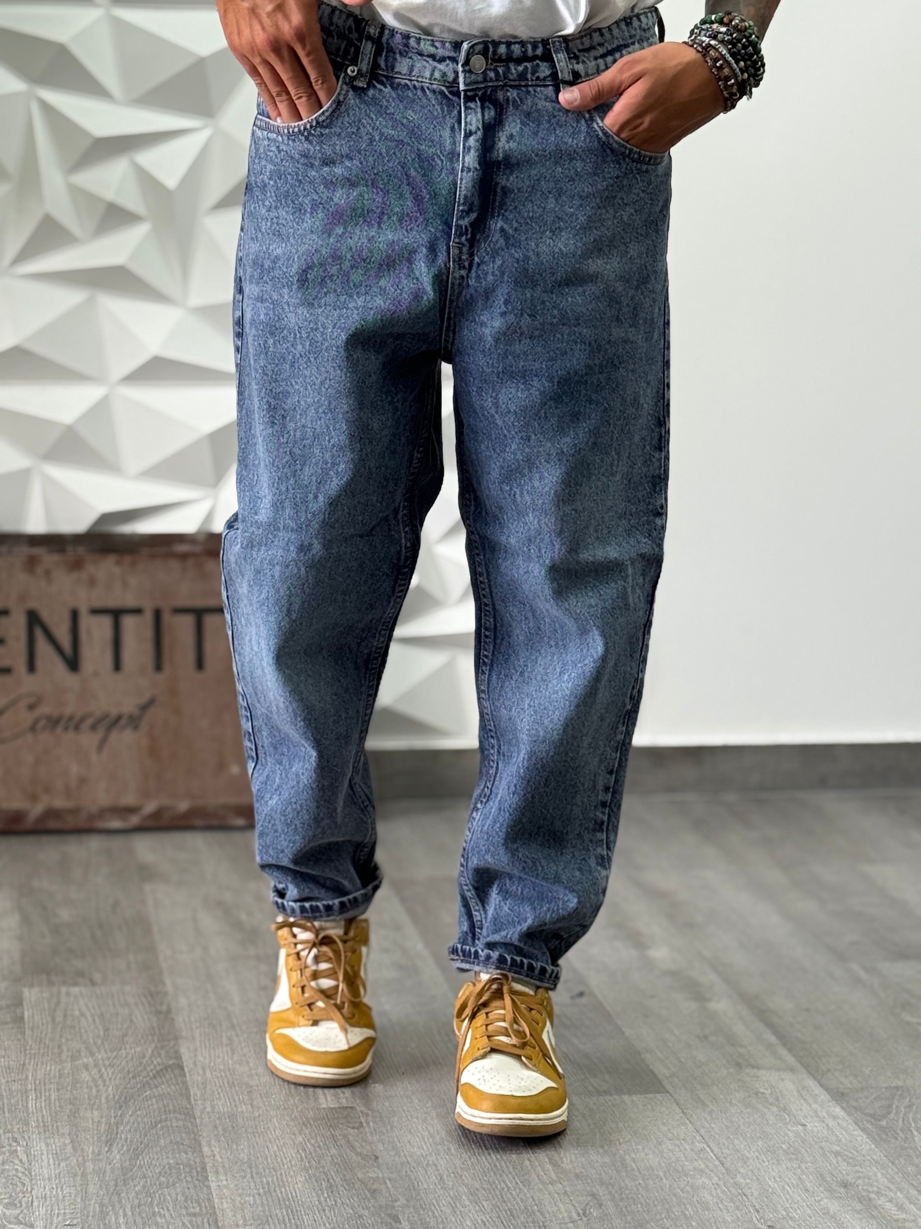 JEANS SAN PEDRO MARMORIZZATO SCURO NEW JOB BRAND