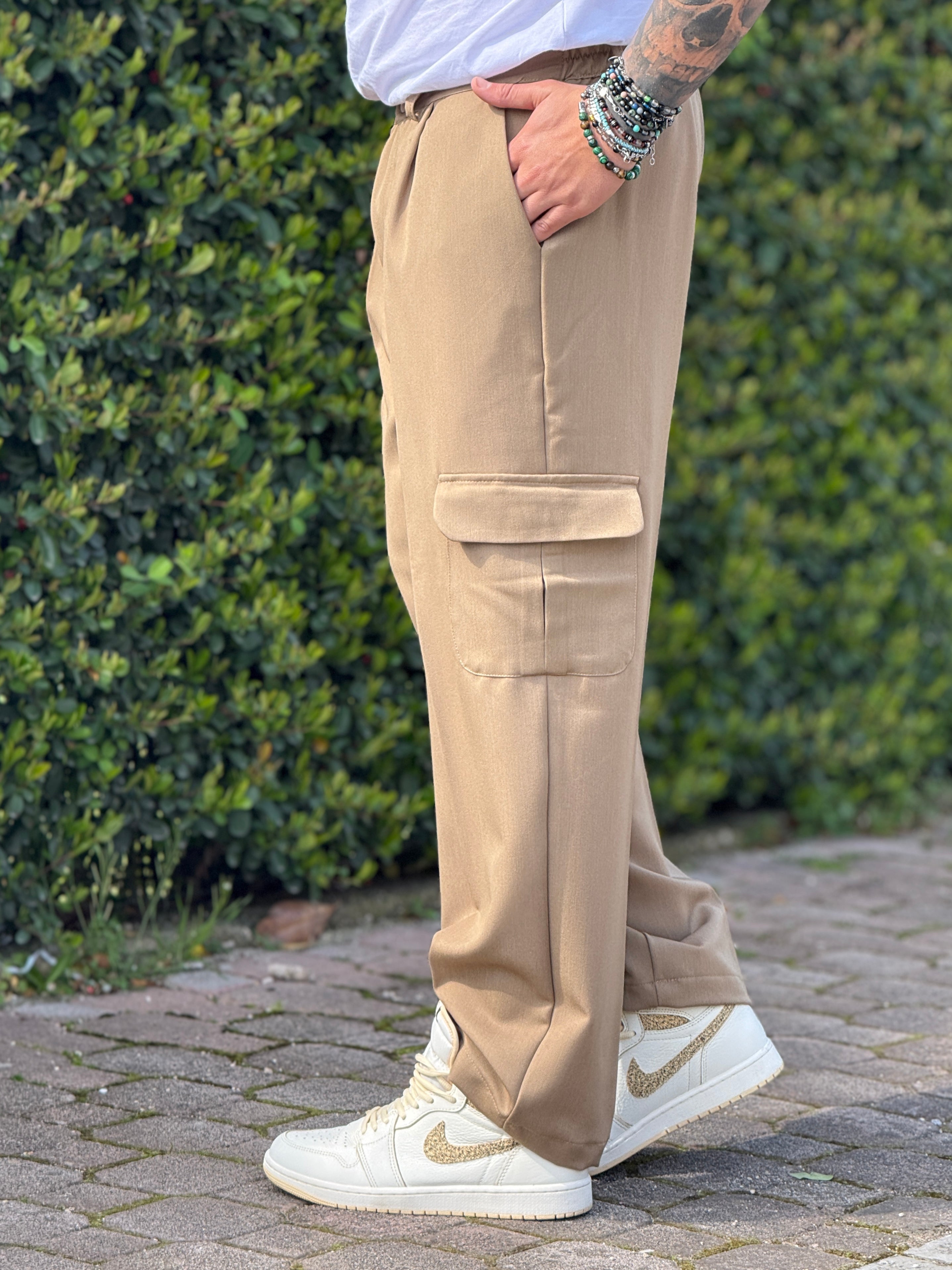 PANTALACCIO STROMBOLI BEIGE NEW JOB BRAND