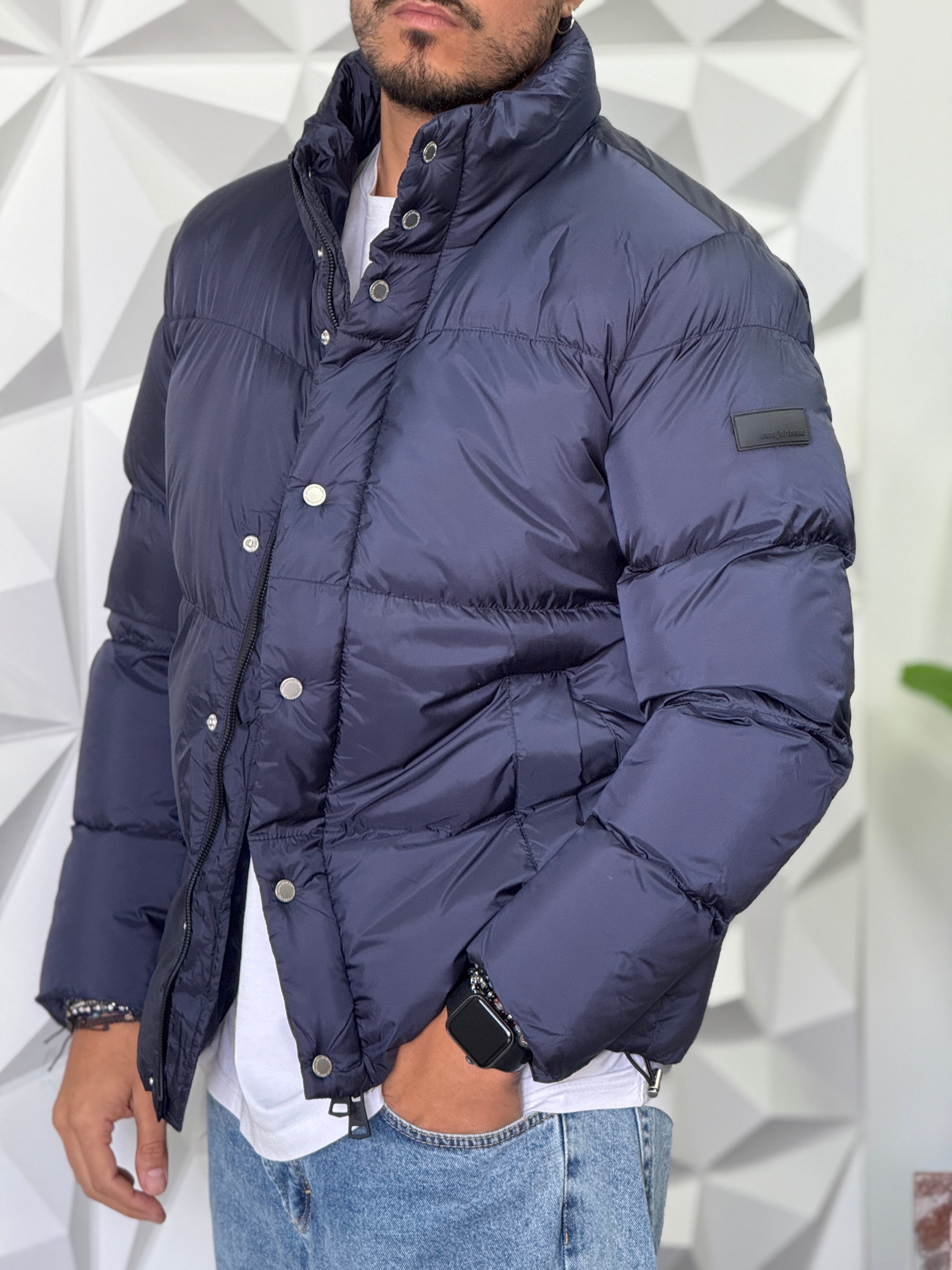 BOMBER MEZZOCOLLO BLU NOTTE  NEW JOB BRAND