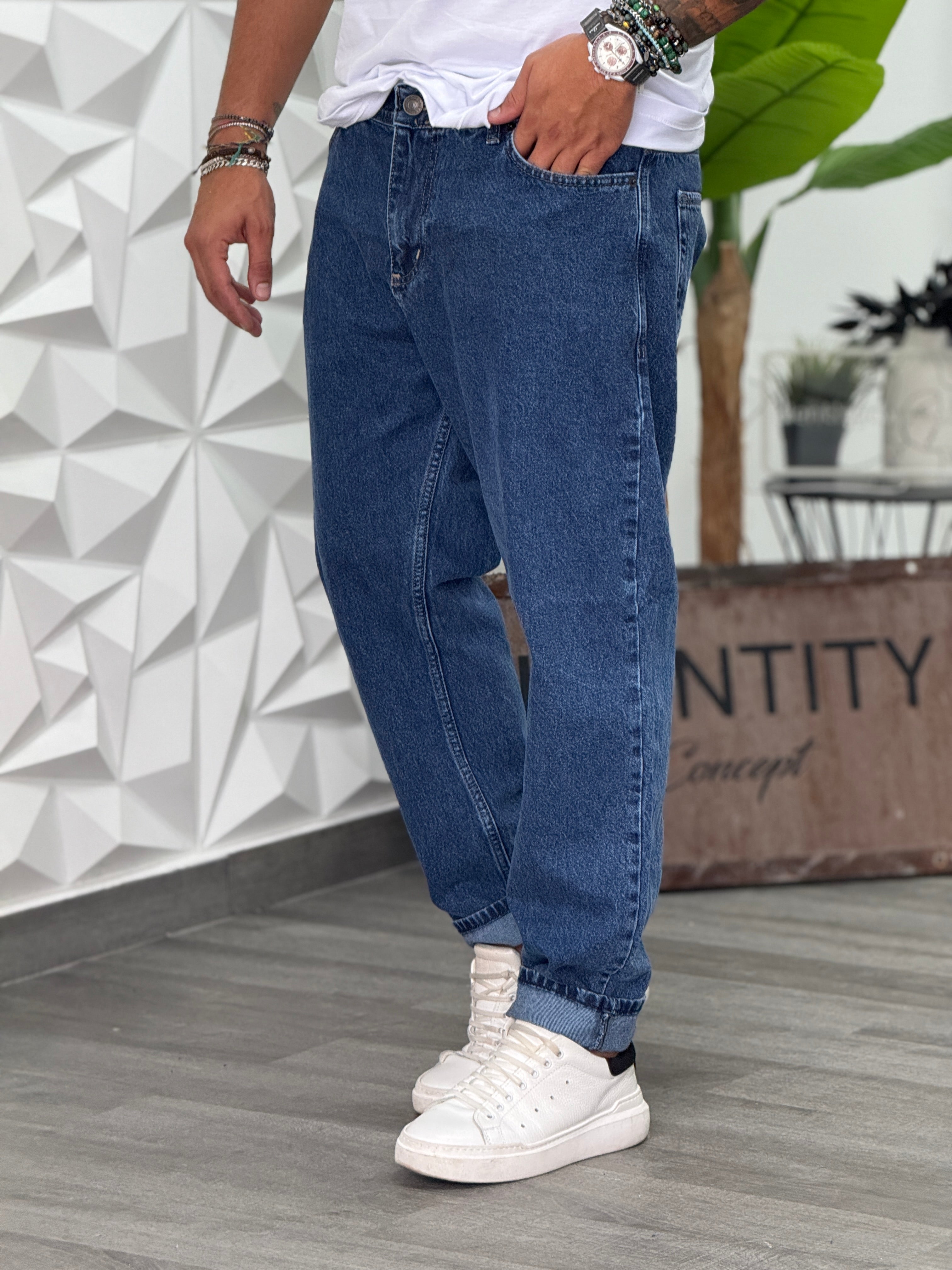 JEANS SAN PEDRO  REGULAR  FIT LAVAGGIO MARMO SCURO  NEW JOB BRAND