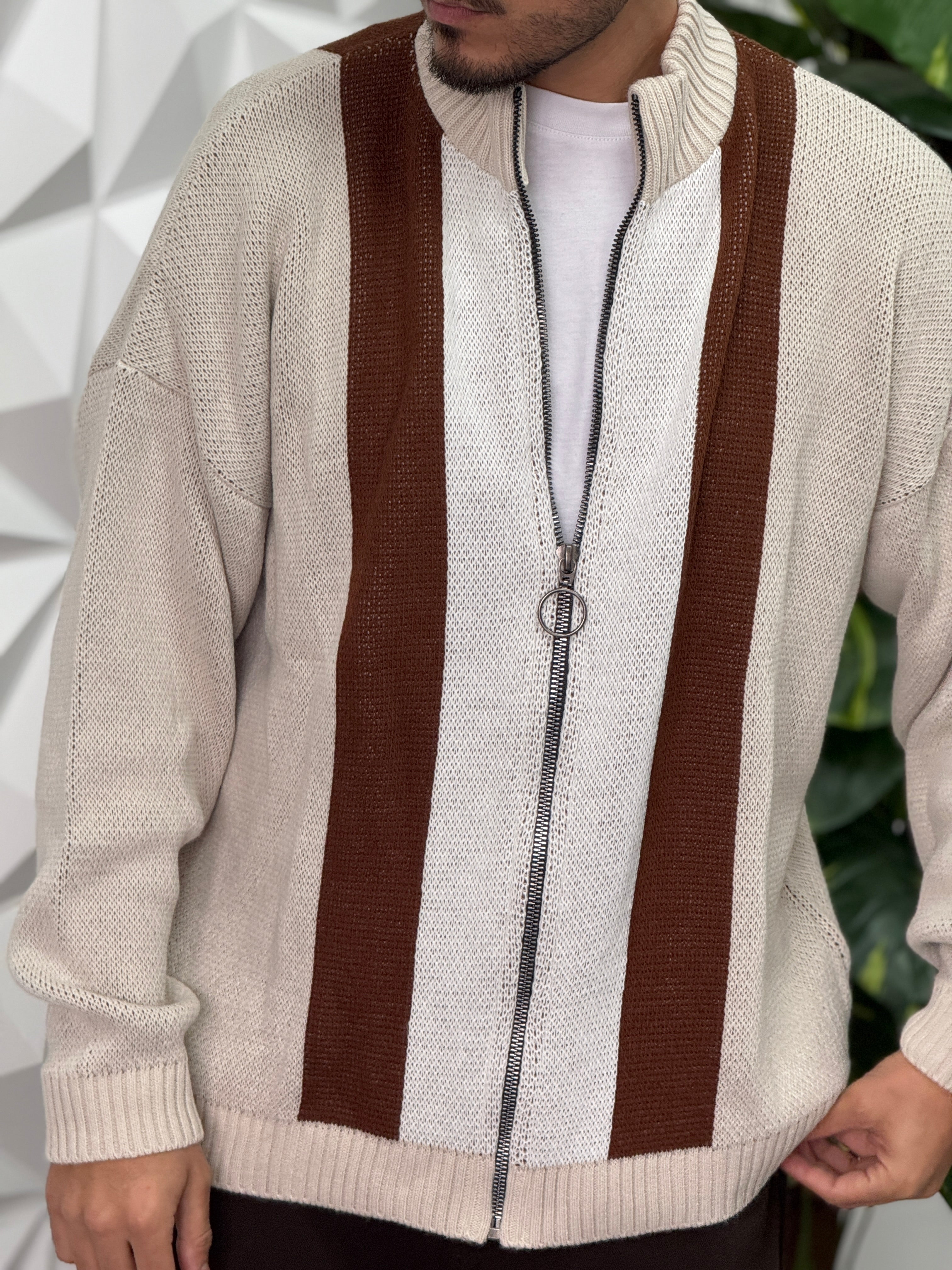 CARDIGAN ZIP MORO NEW JOB BRAND