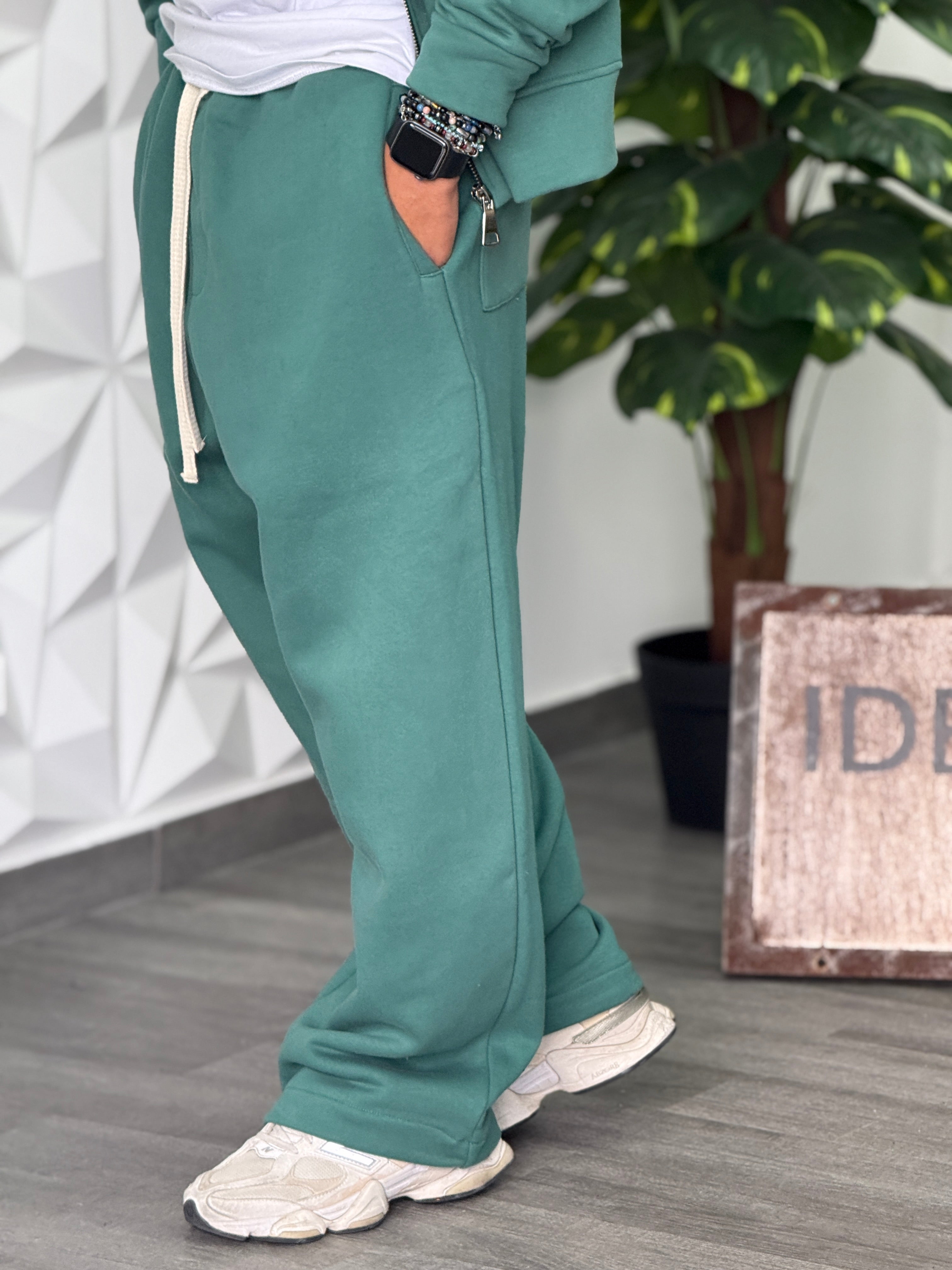 Coordinato tuta Baggy verde GB28 New Job Brand