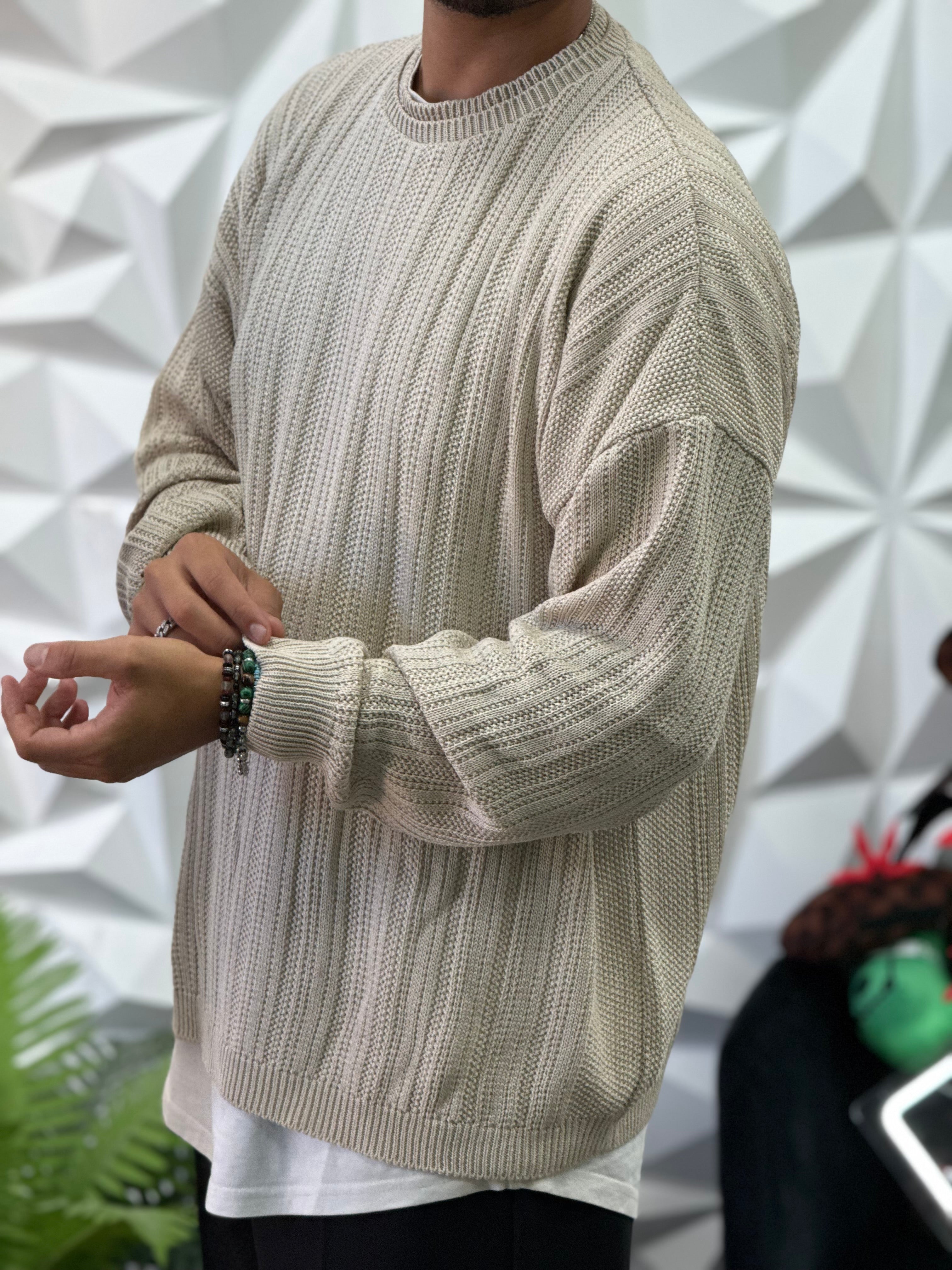Pullover Beige  New Job Brand