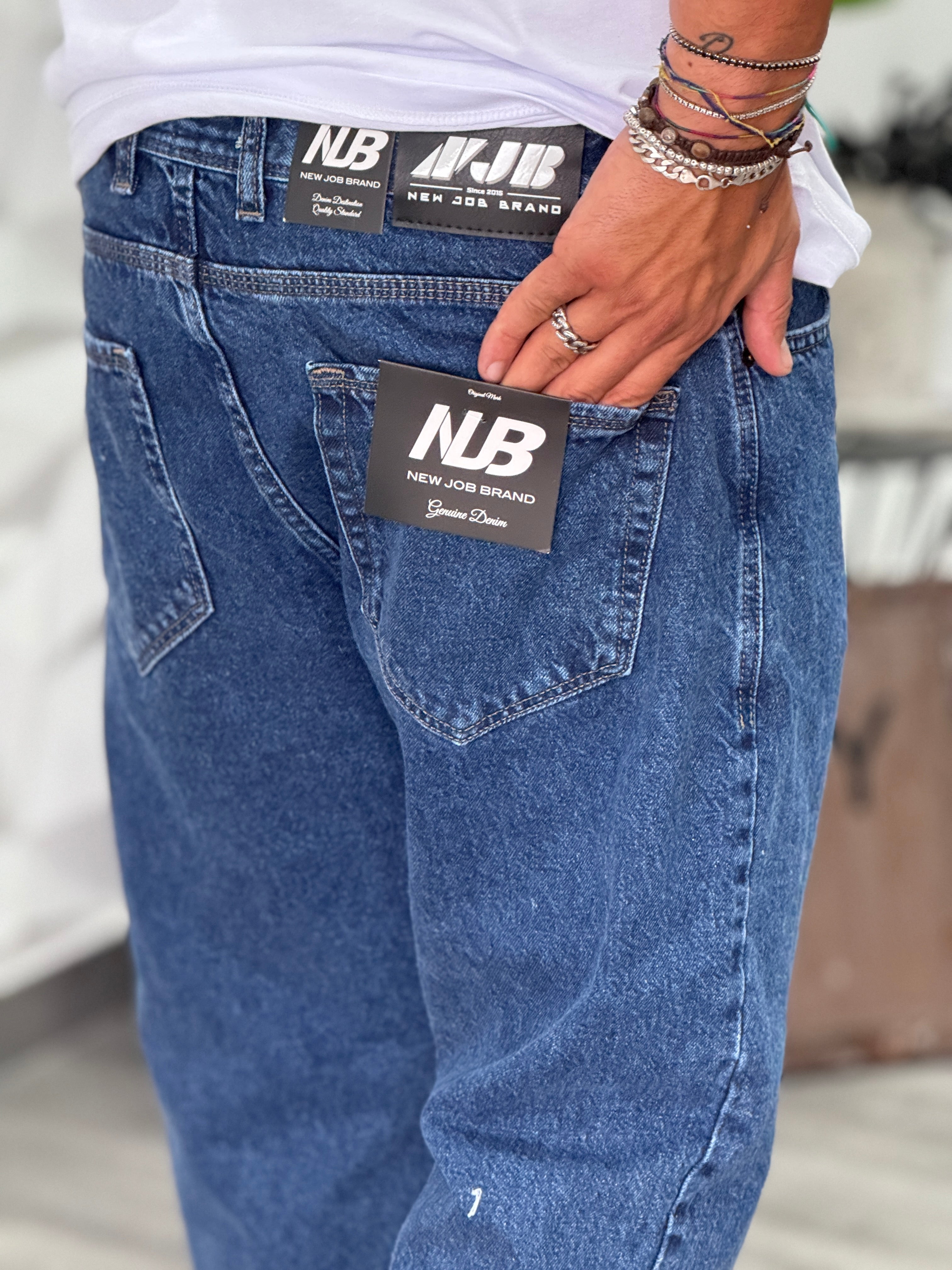 JEANS SAN PEDRO  REGULAR  FIT LAVAGGIO MARMO SCURO  NEW JOB BRAND