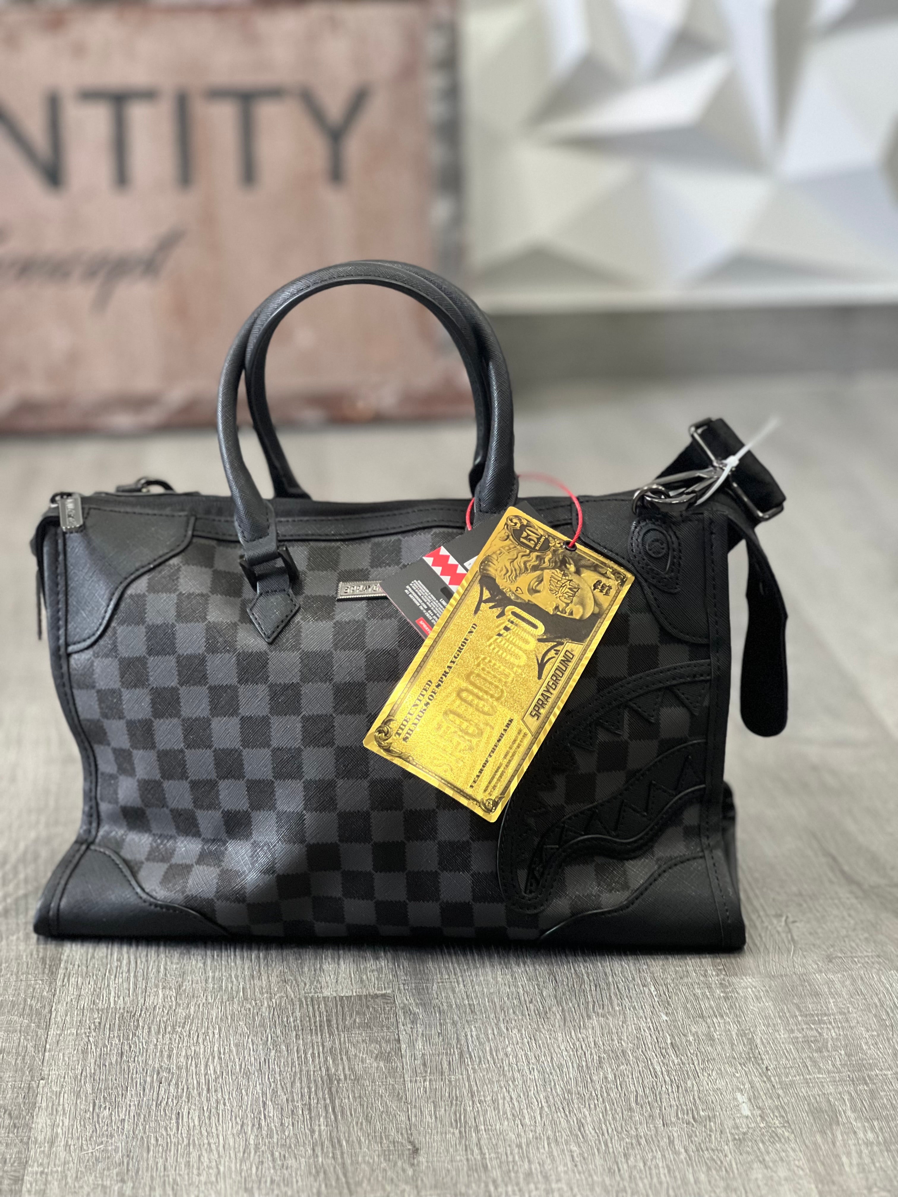 Borsa Sprayground Midnight Chateau Mini Pyramid Duffle