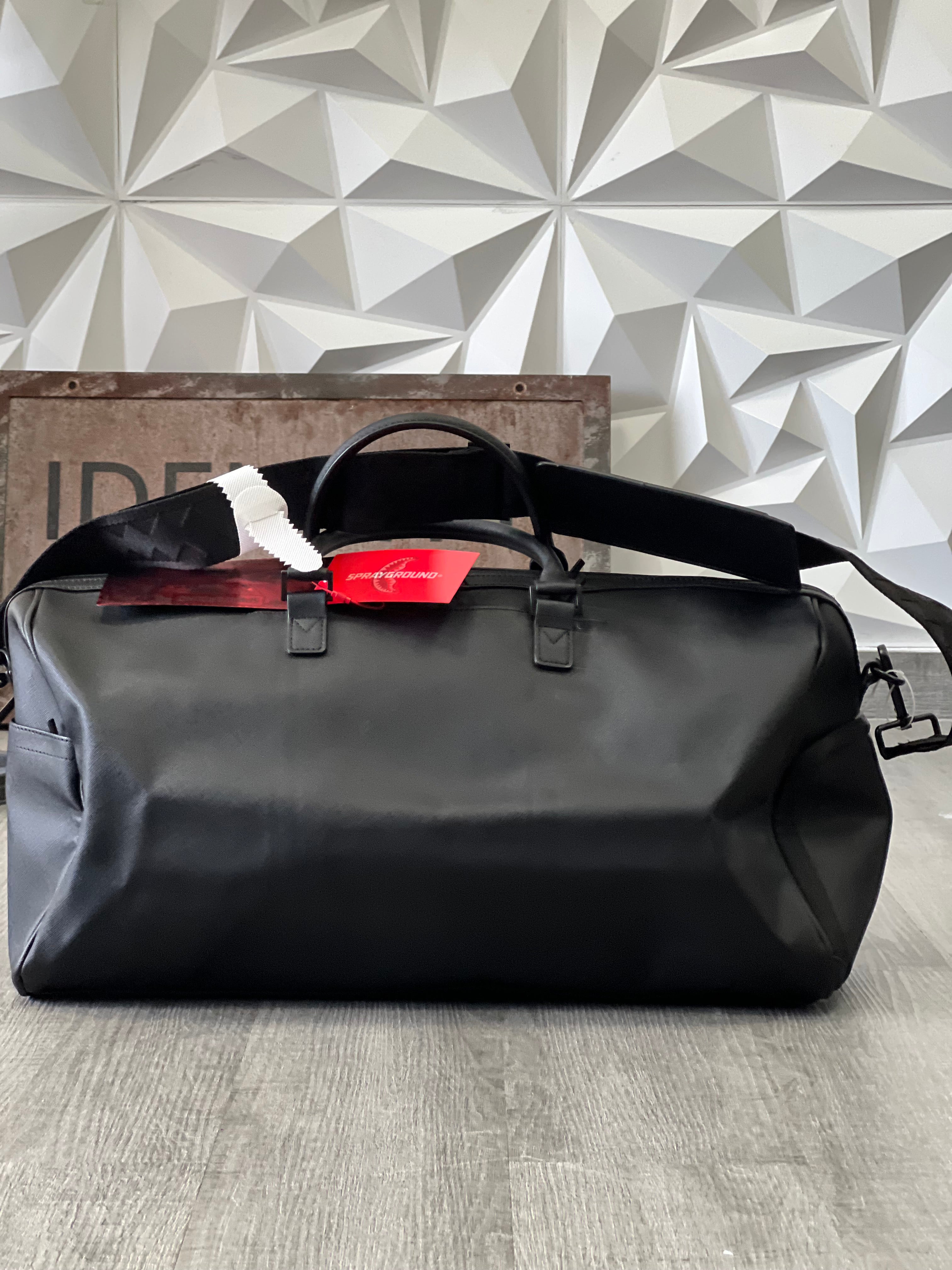 SPRAYGROUND Borsone Uomo FLY KNIT MOUTH DUFFLE 910D8025NSZ Nero
