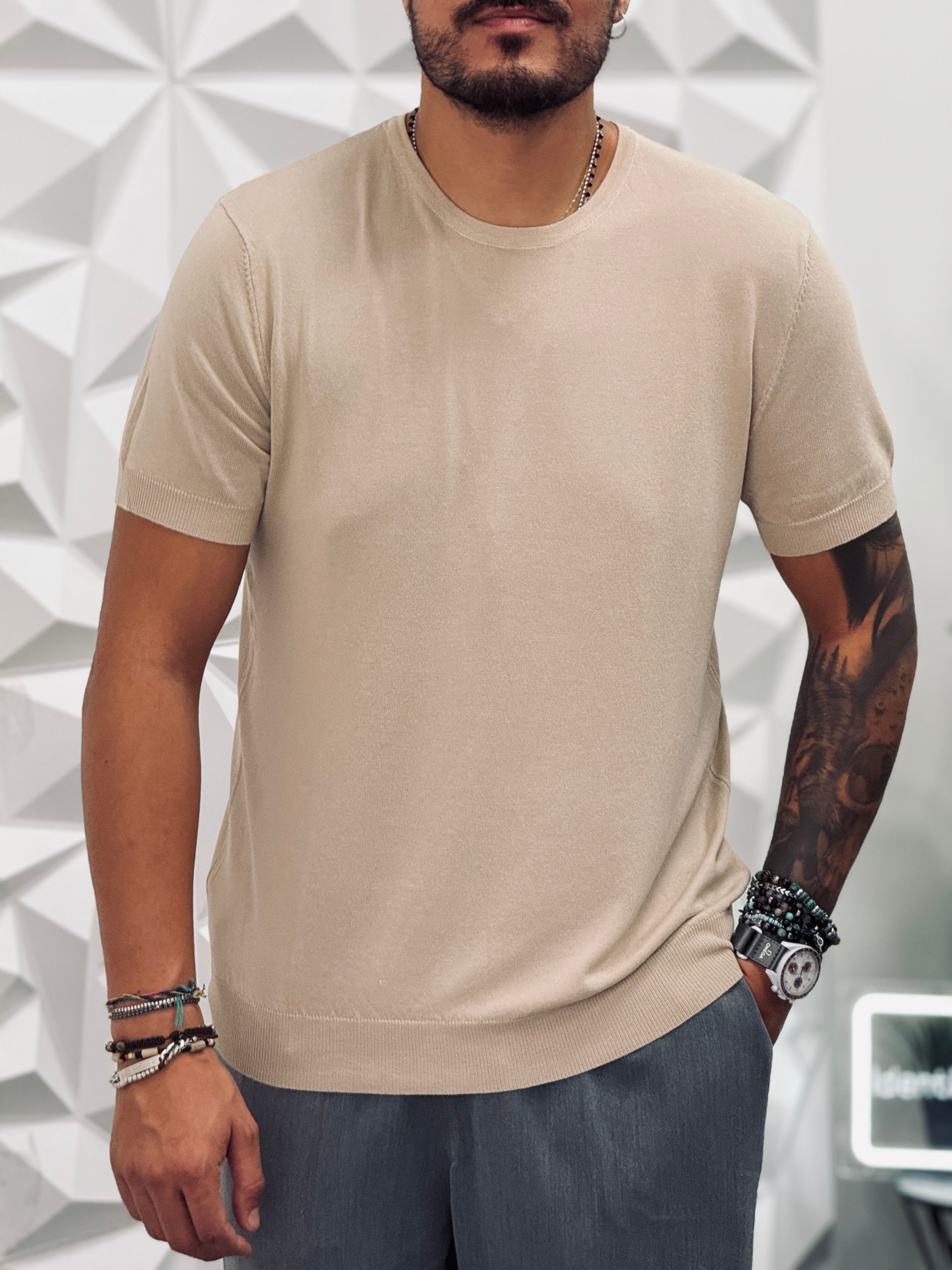 SHIRT IN FILO BEIGE NEW JOB BRAND