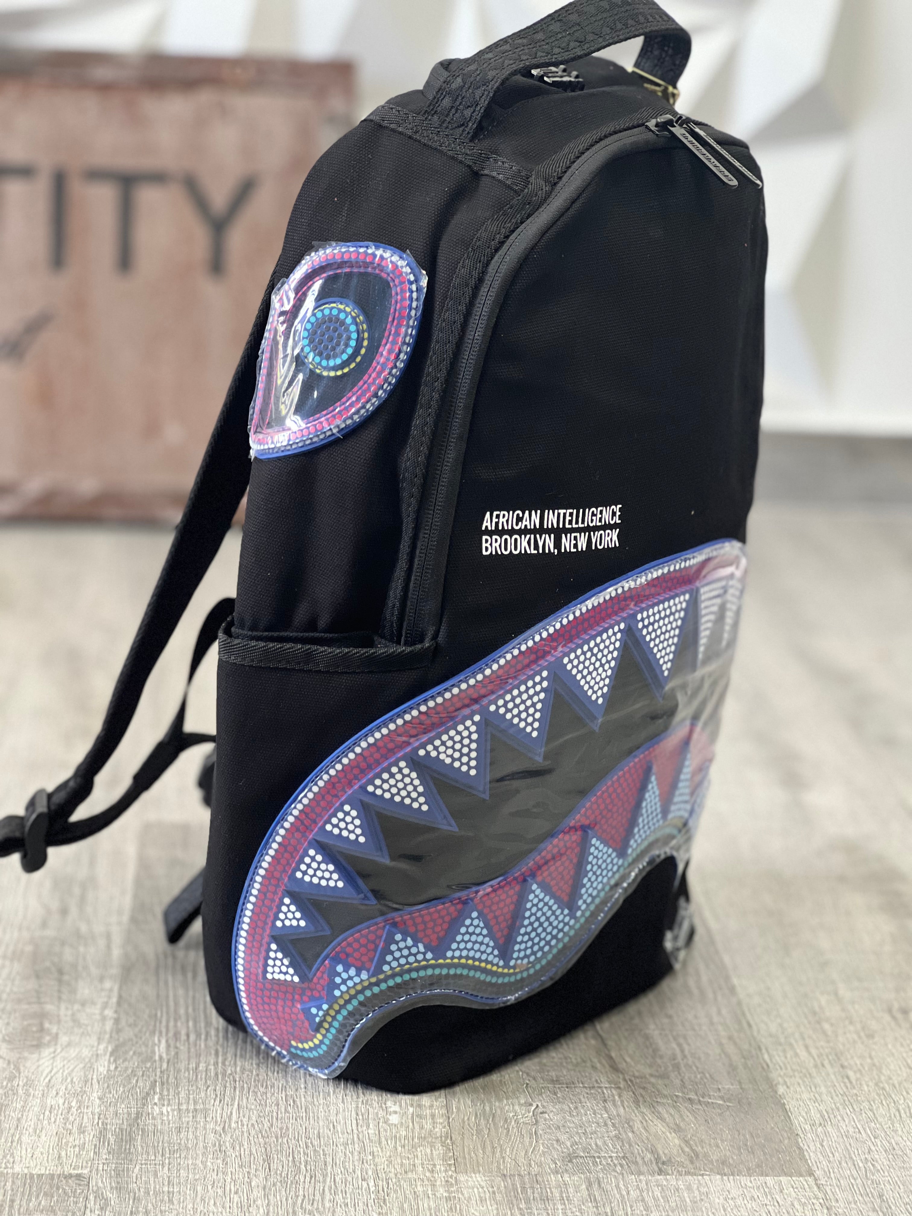 SPRAYGROUND ZAINO AI SF CENTRAL  910B7403NSZ cotone nero
