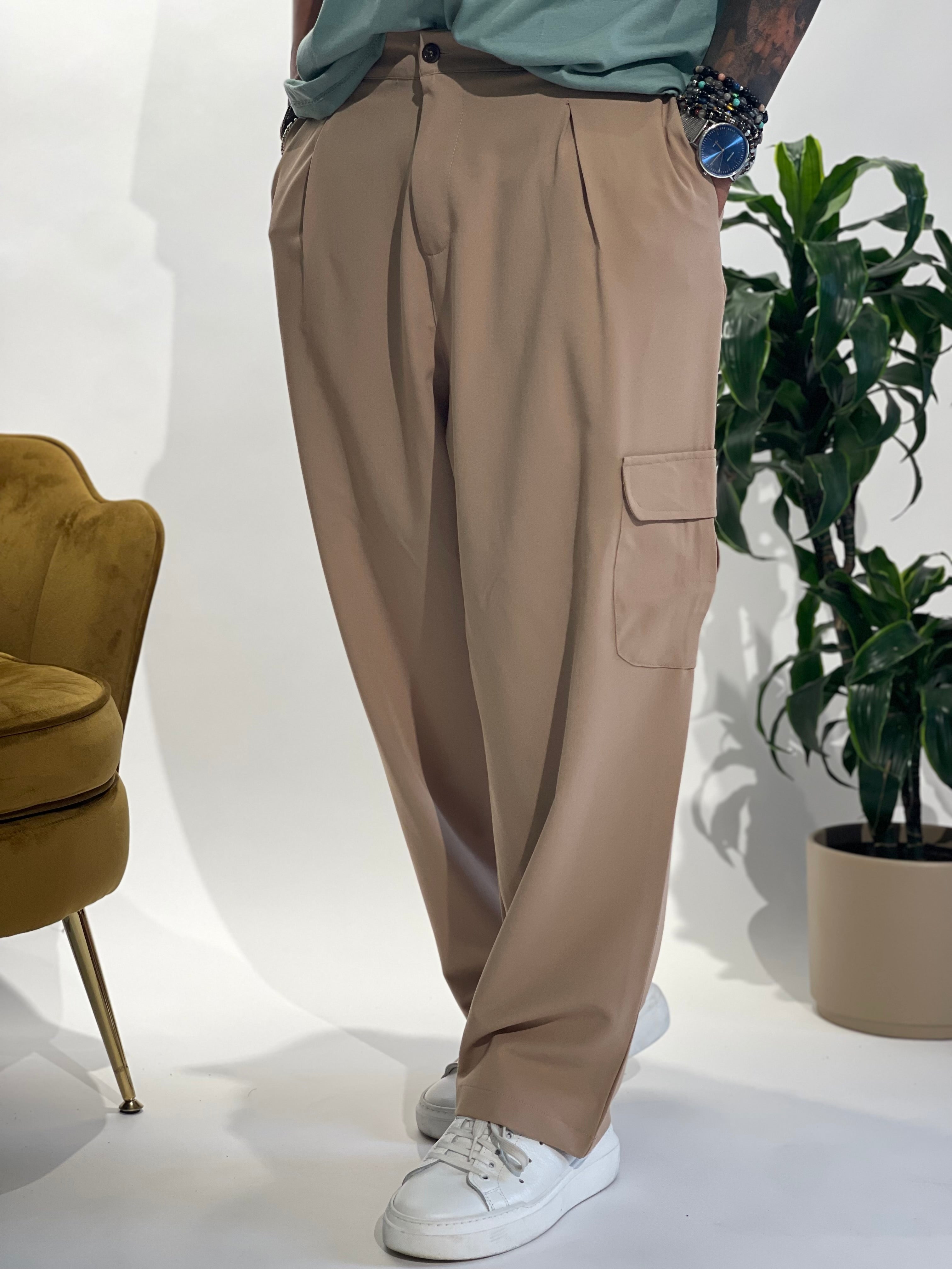 PANT STROMBOLI CARGO CAMEL NEW JOB BRAND