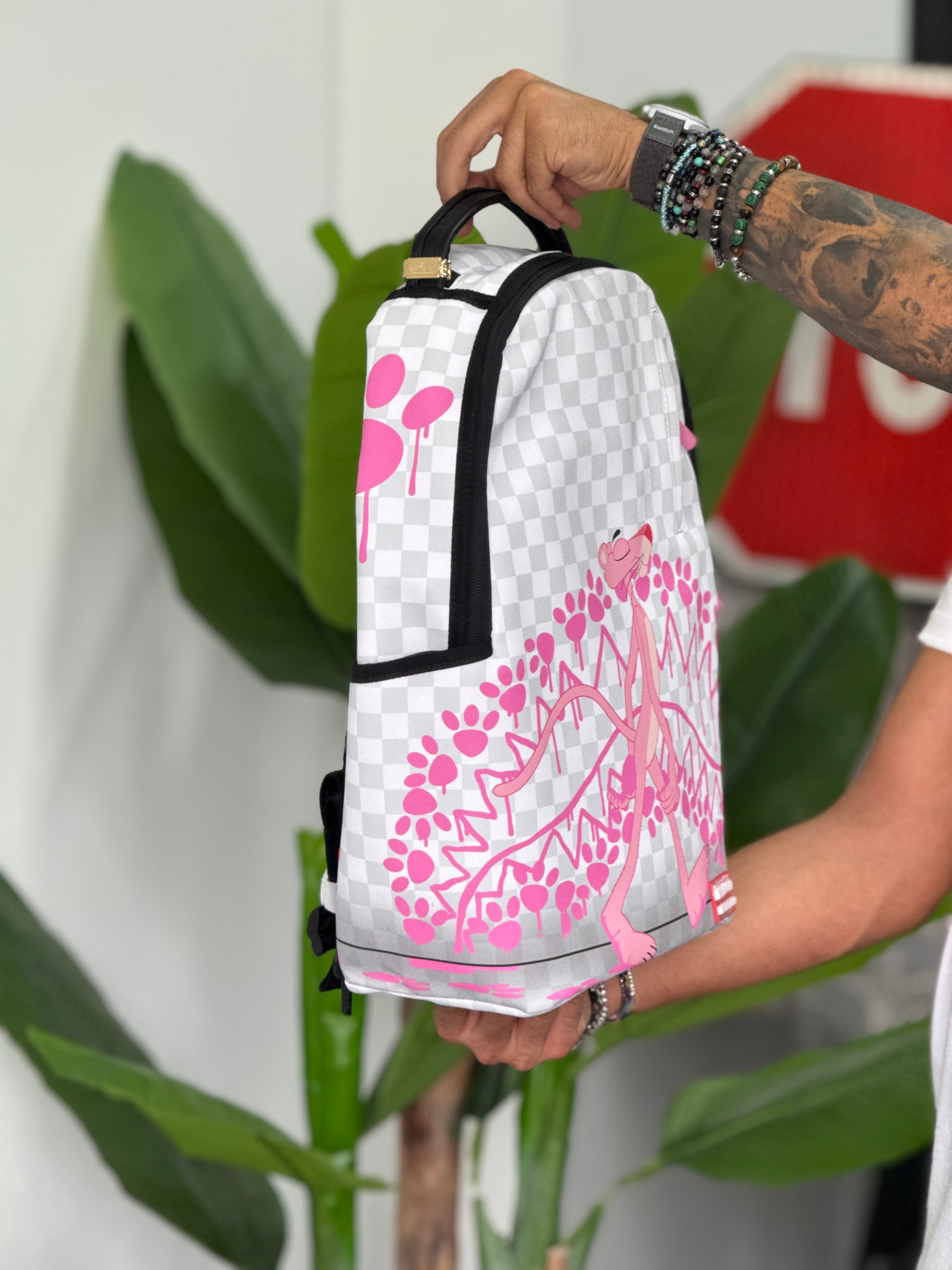 PINK PANTHER PAWPRINTS BACKPACK