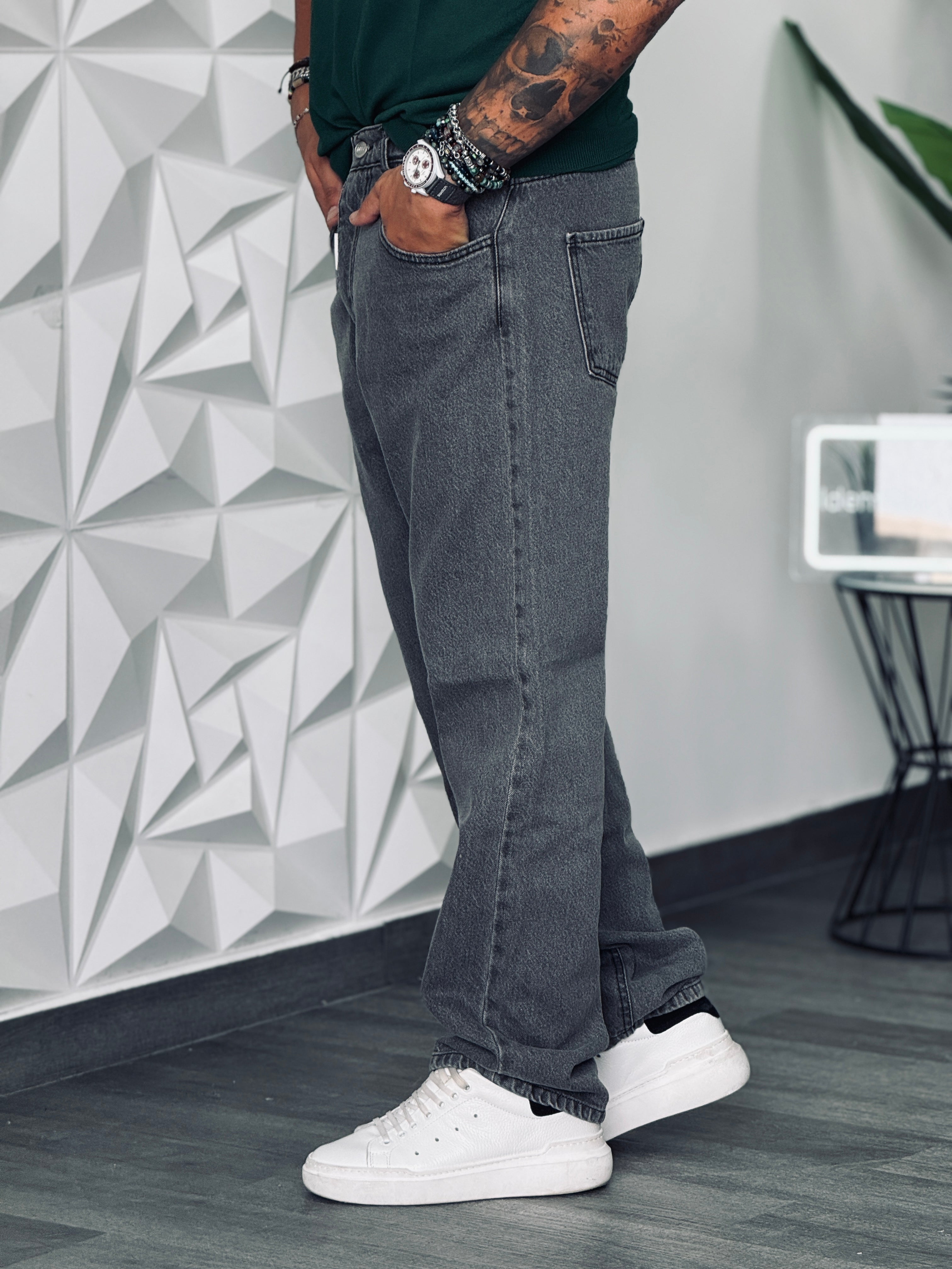 JEANS  ALF25 GREY BAGGY  NEW JOB BRAND