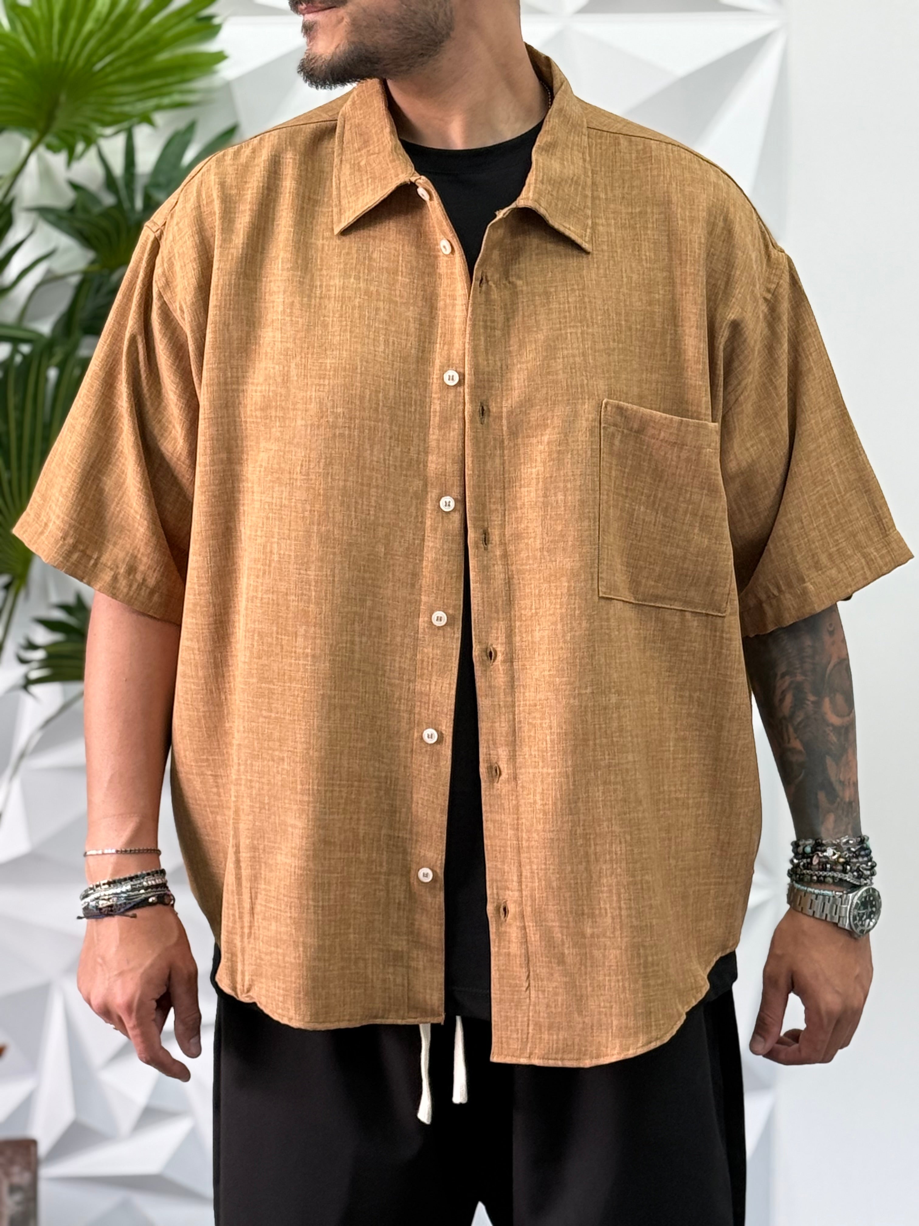 CAMICIA OVER Tabacco New Job Brand