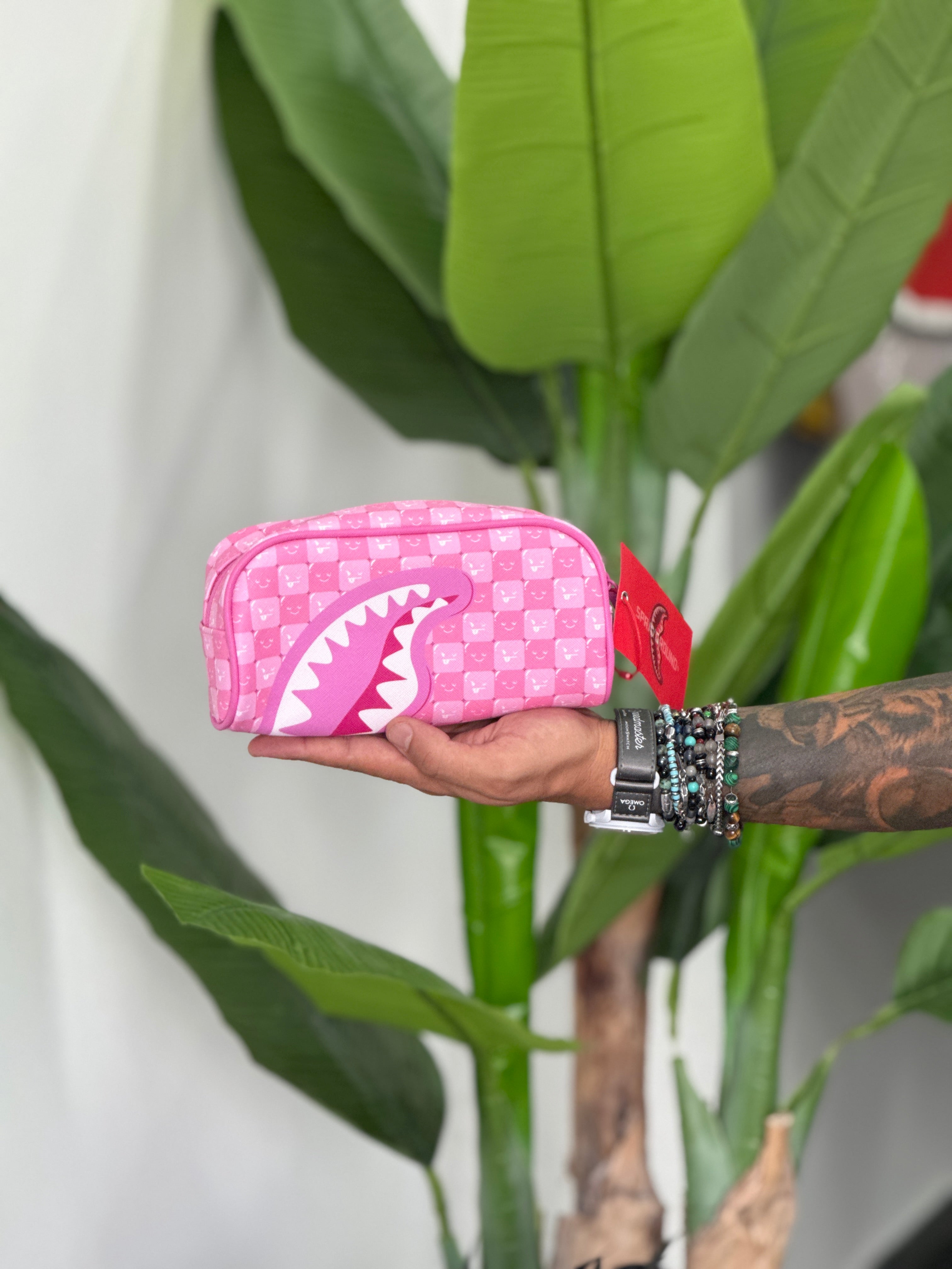SPRAYGROUND astuccio shinobi sharks in paris rosa