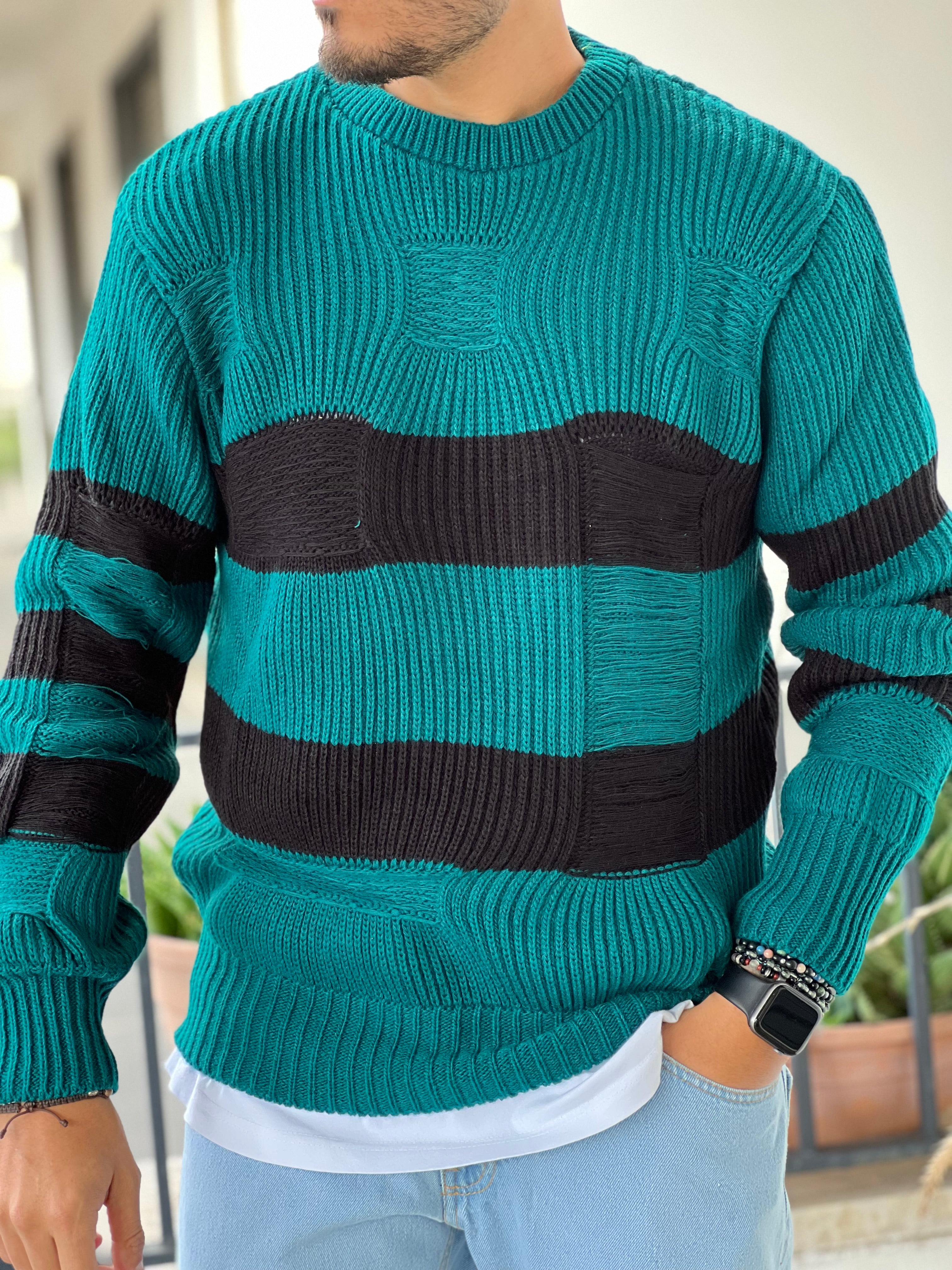 PULLOVER FASCIA STRAPPI VERDE  NEW JOB BRAND