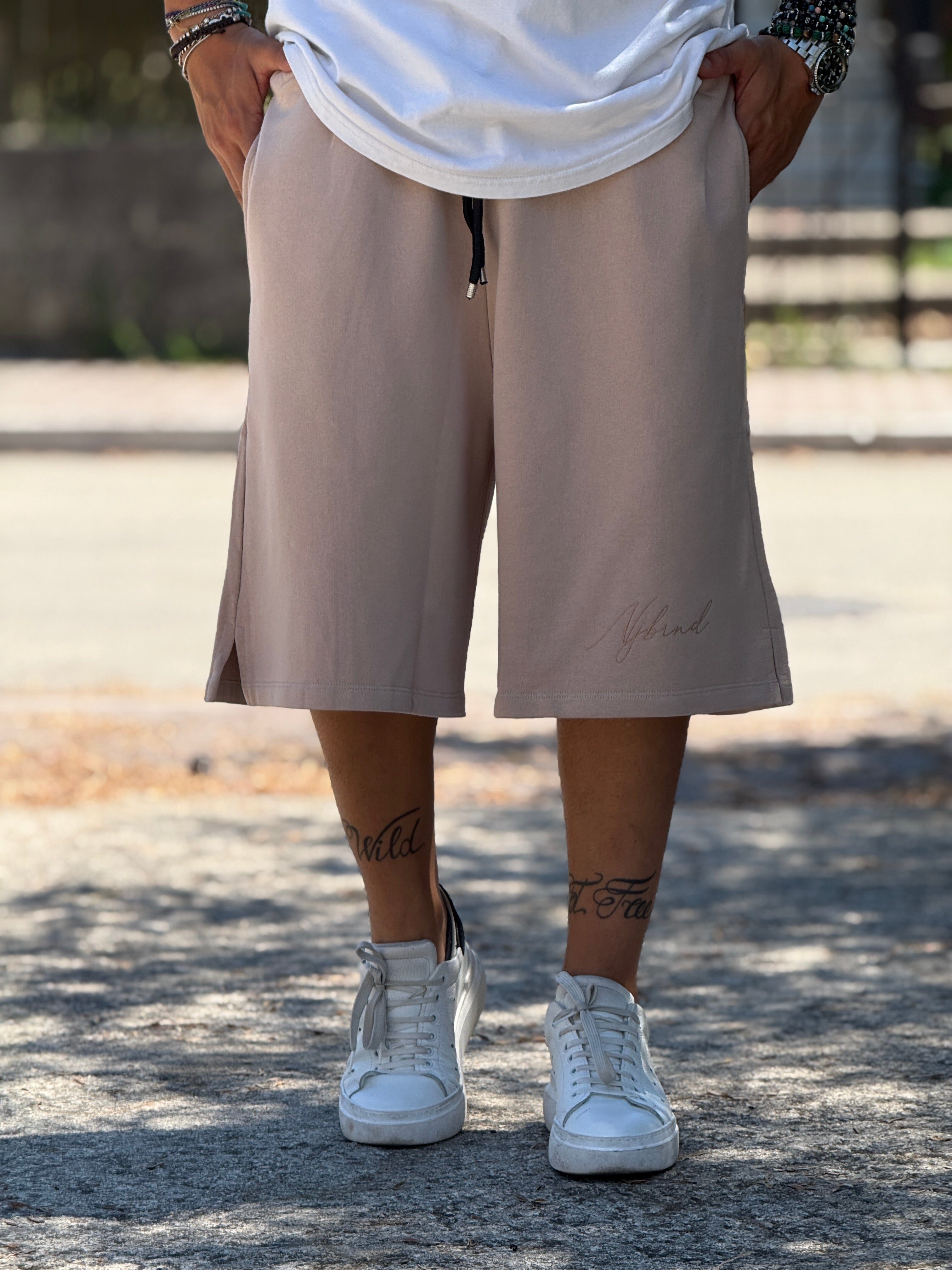 BERMUDA 3/4 BEIGE DI TUTA NEW JOB BRAND