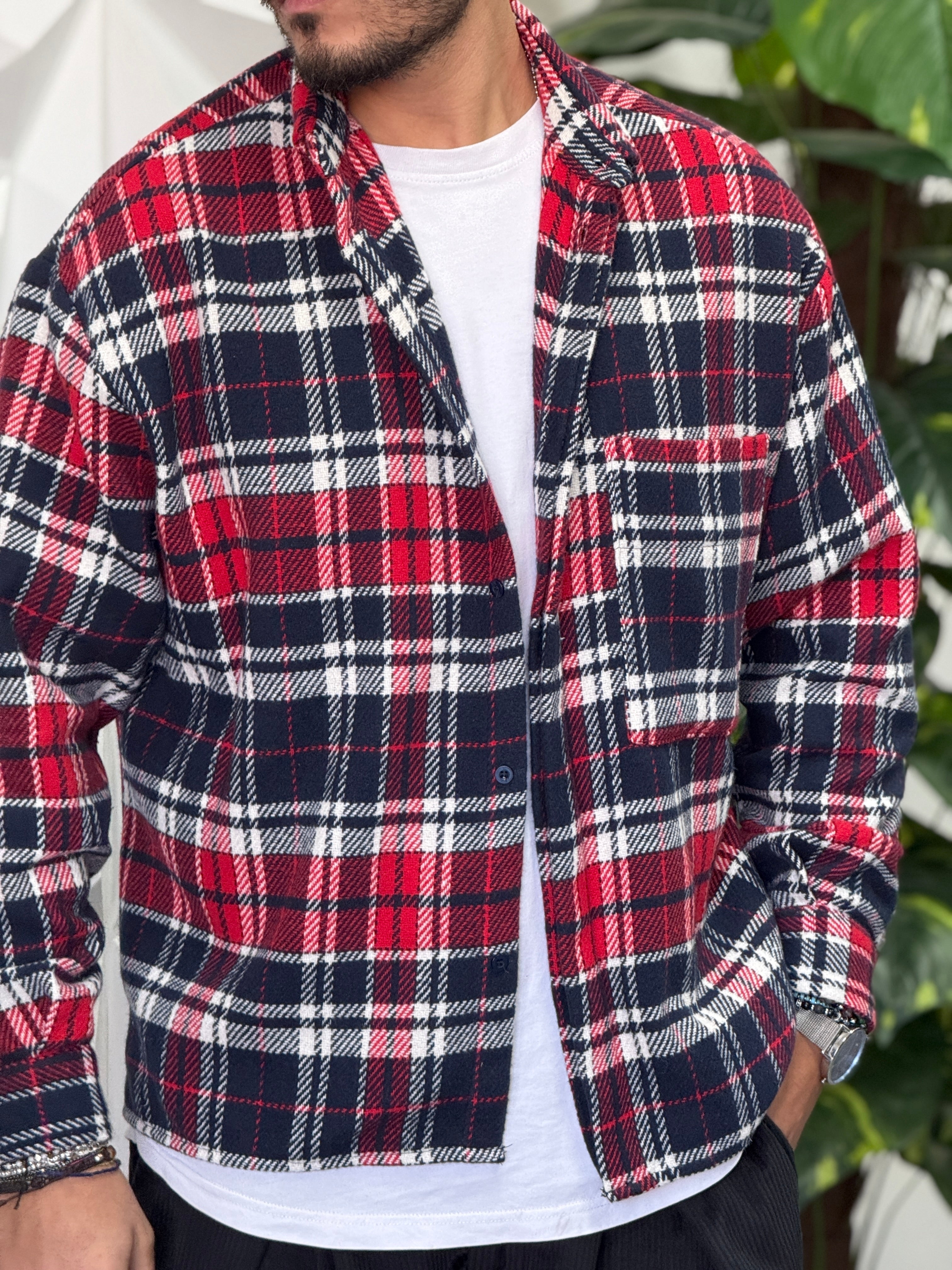 Camicia Flanella Quadri New Job Brand