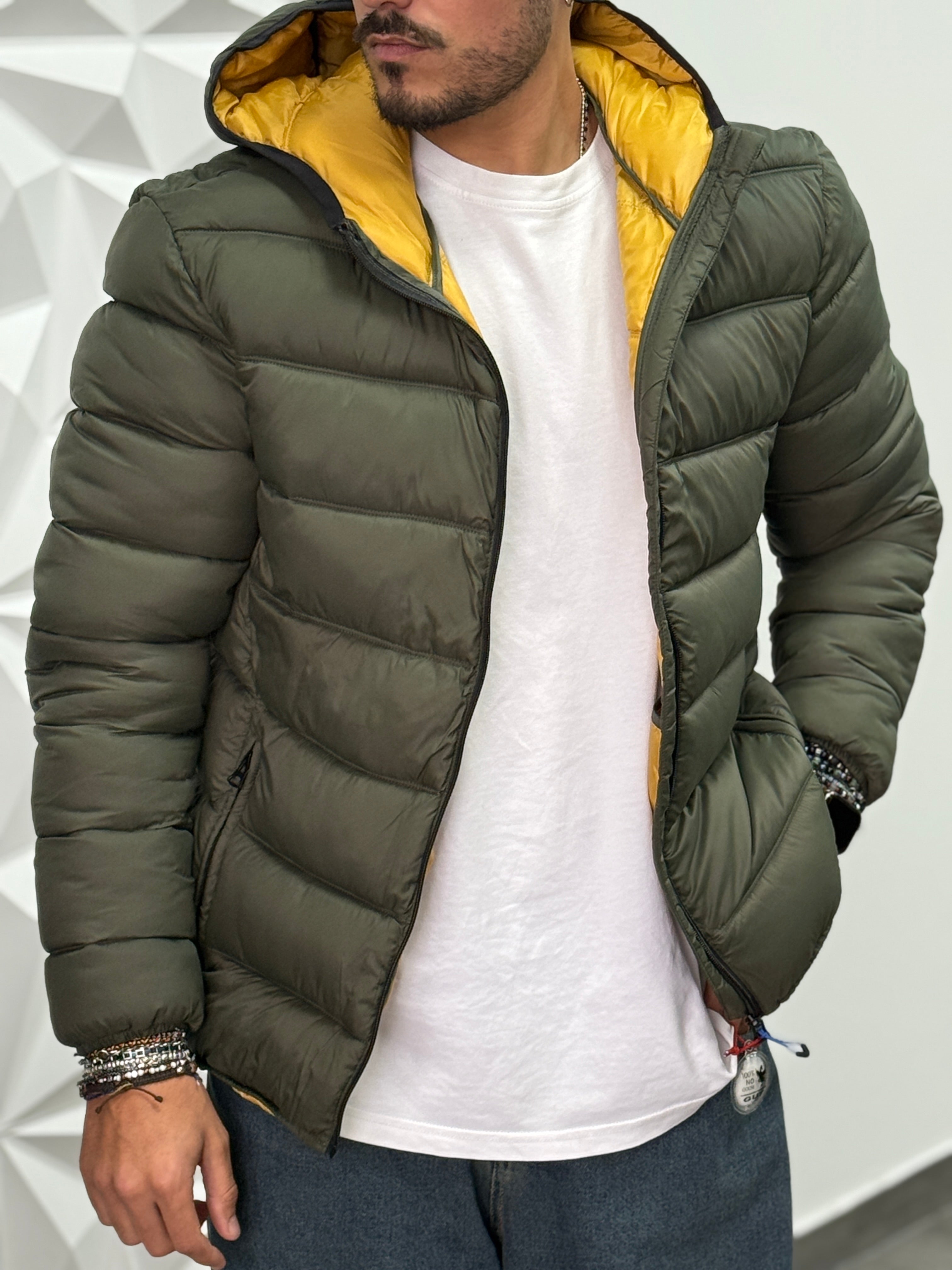 BOMBER HIRO VERDE MILITARE