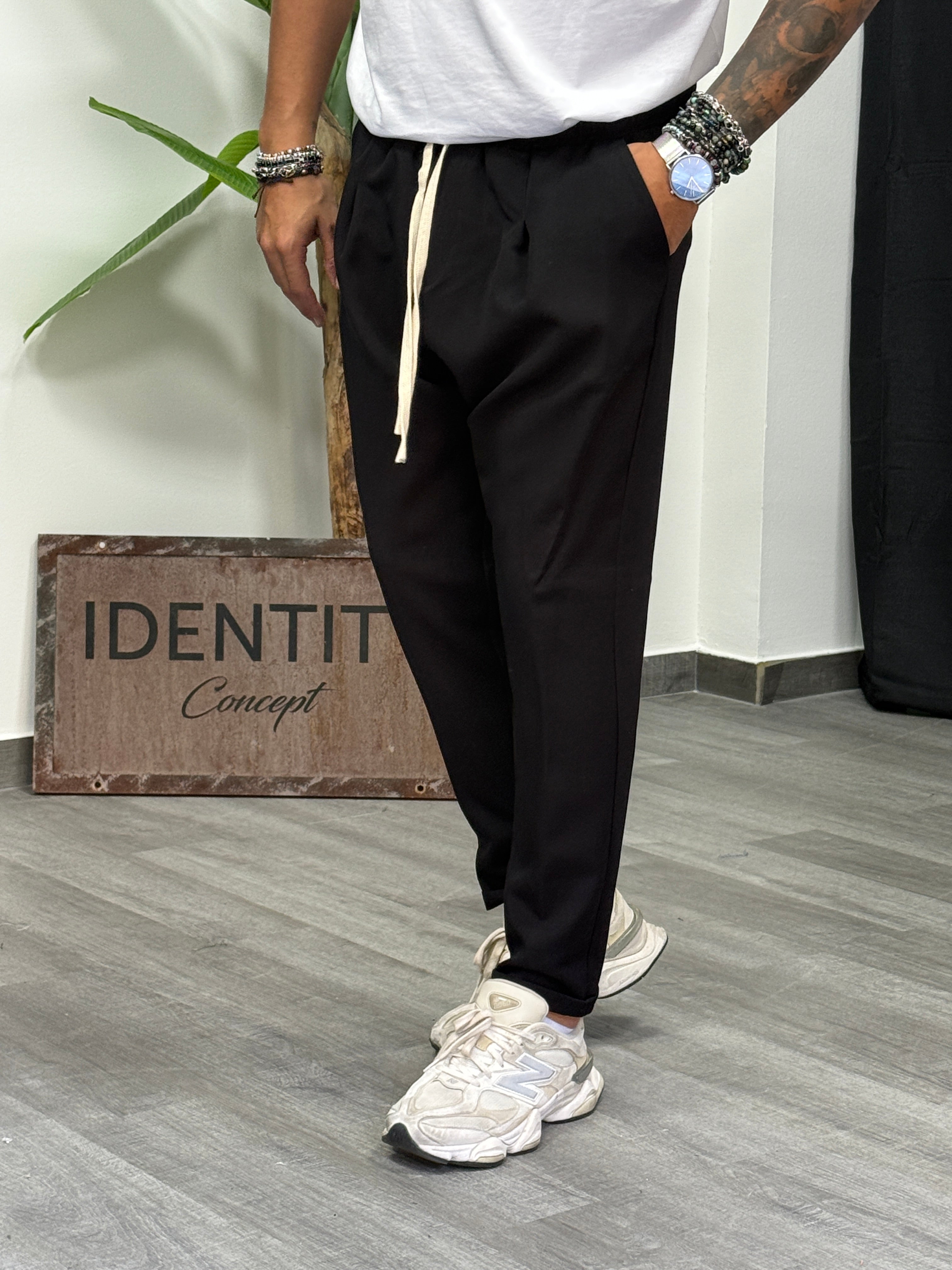 PANTALONE TRUES NERO NEW JOB BRAND