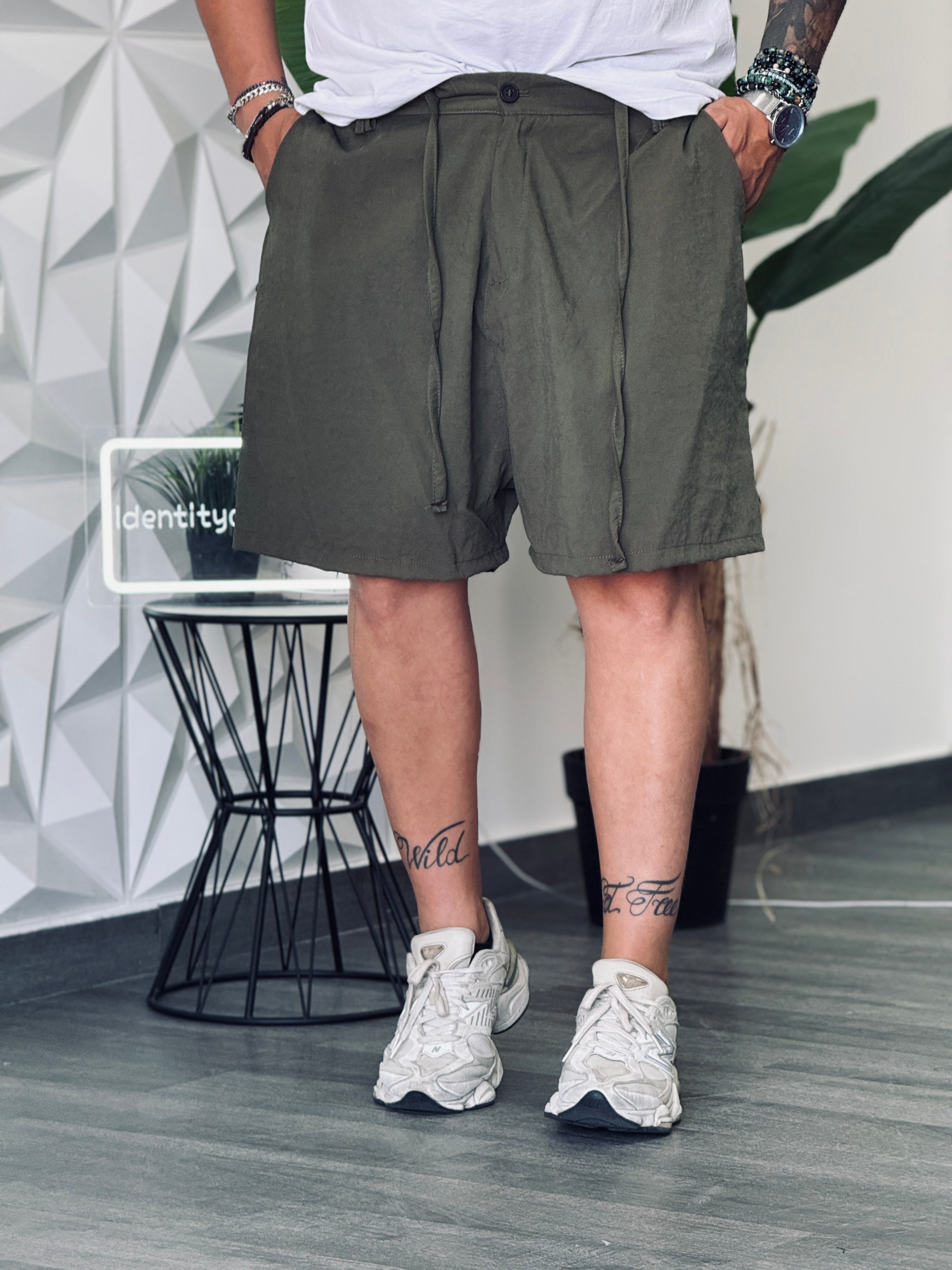 BERMUDA  BENARA VERDE MILITARE  NEW JOB BRAND
