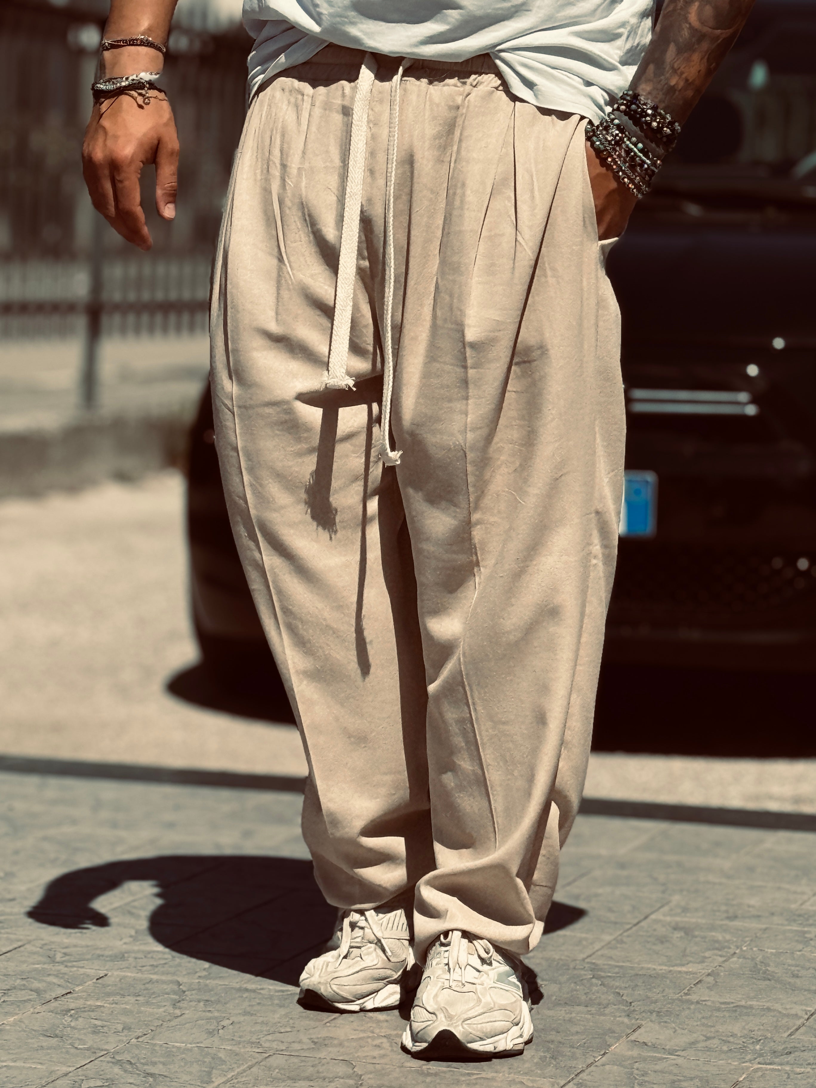 PANTALACCIO SOHO BEIGE  NEW JOB BRAND