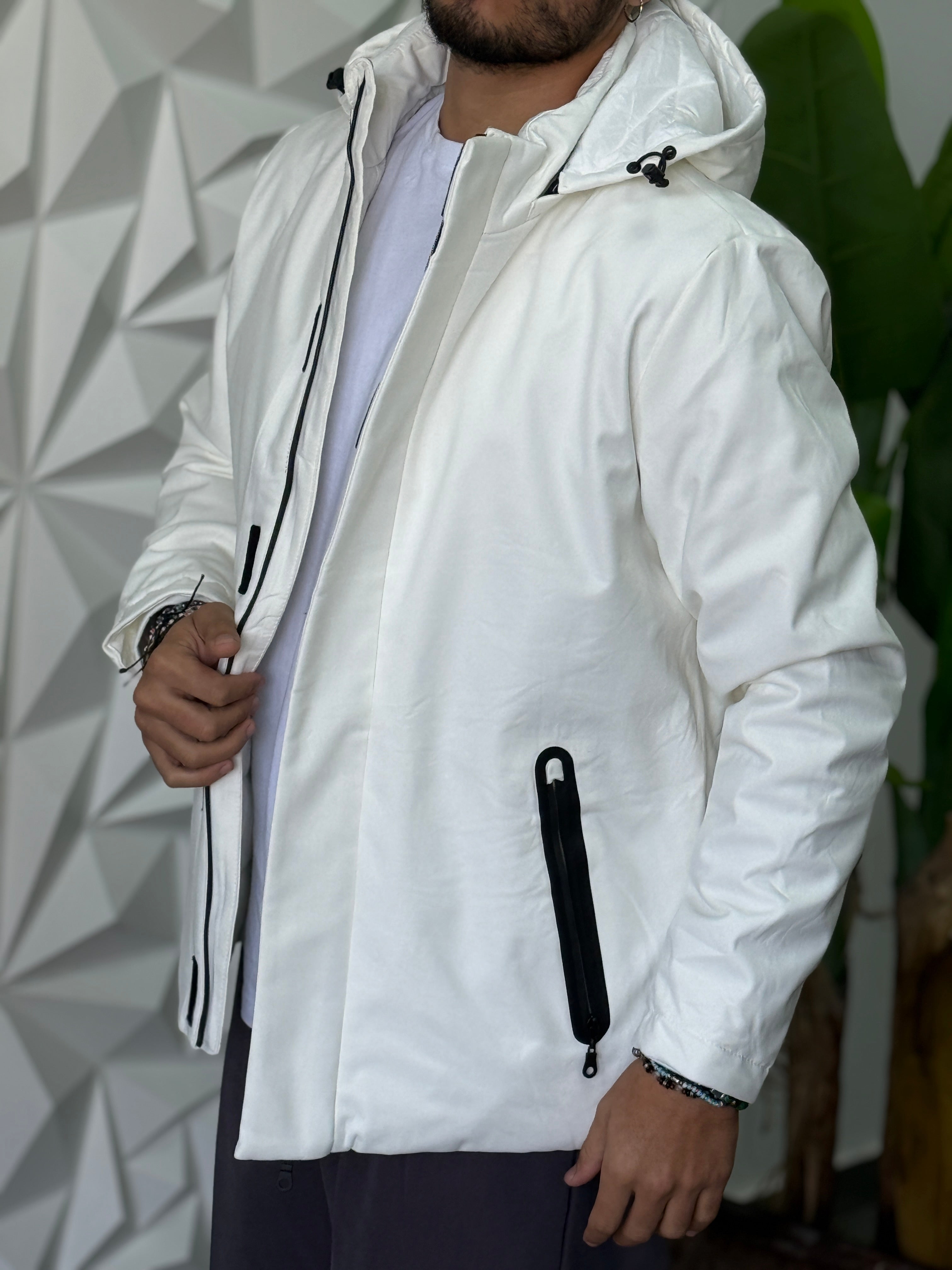 IRON CORE GIUBBINO TESSUTO TECNICO BIANCO NEW JOB BRAND