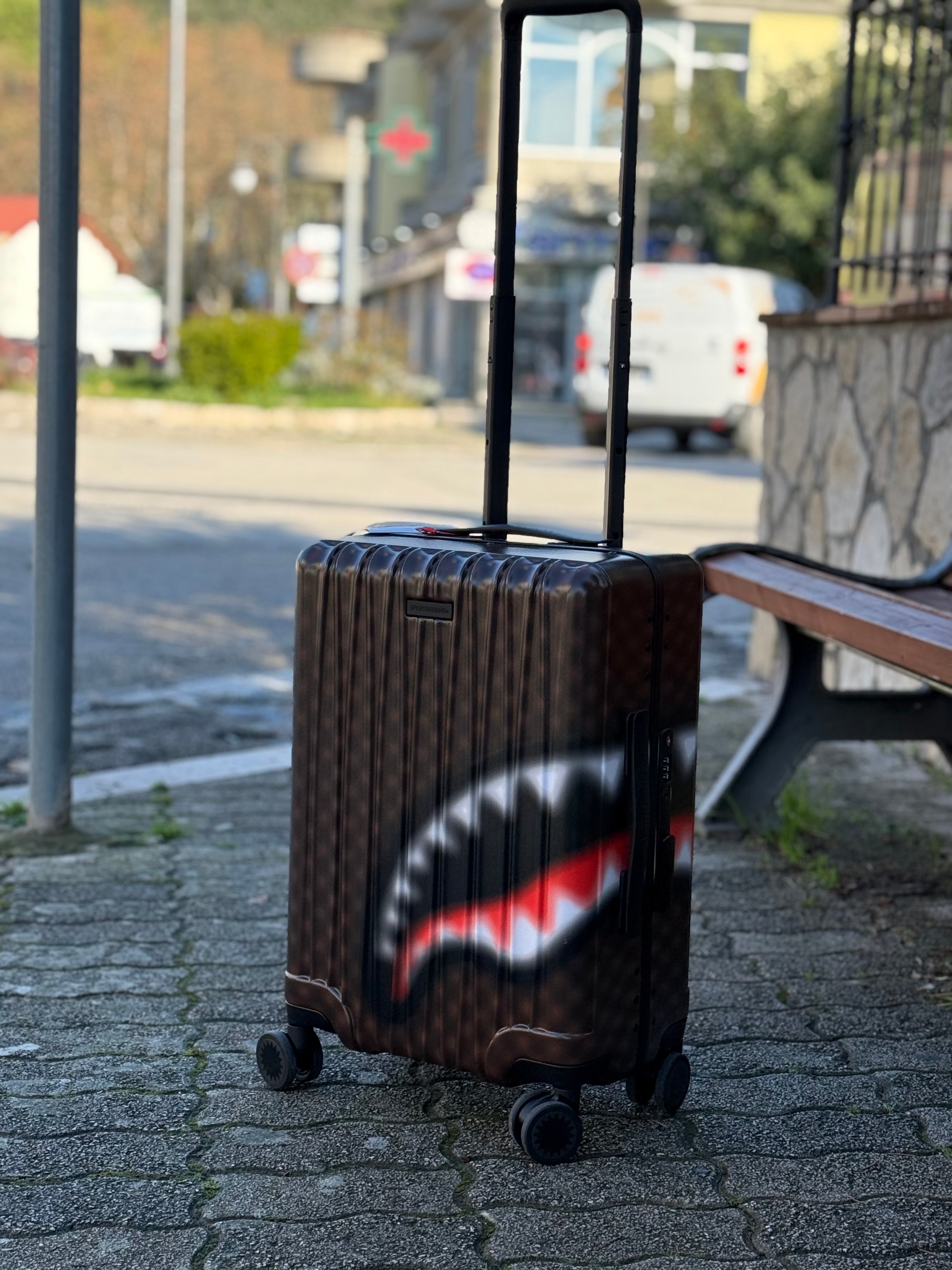 TROLLEY SPRAYGROUND GREY CHECK CARRYON