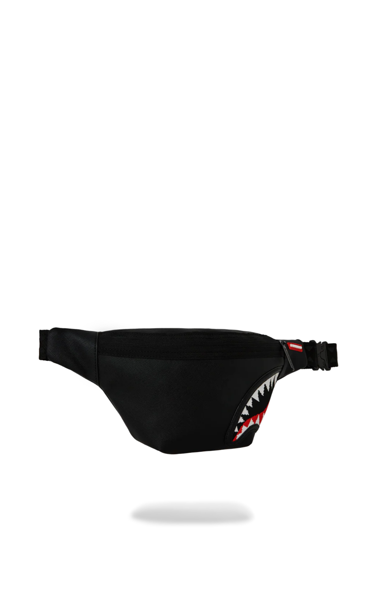 SPRAYGROUND Marsupio "Fly Knit Mouth" Nero con Grafica Ricamata e Cintura Regolabile 910B8030NSZ