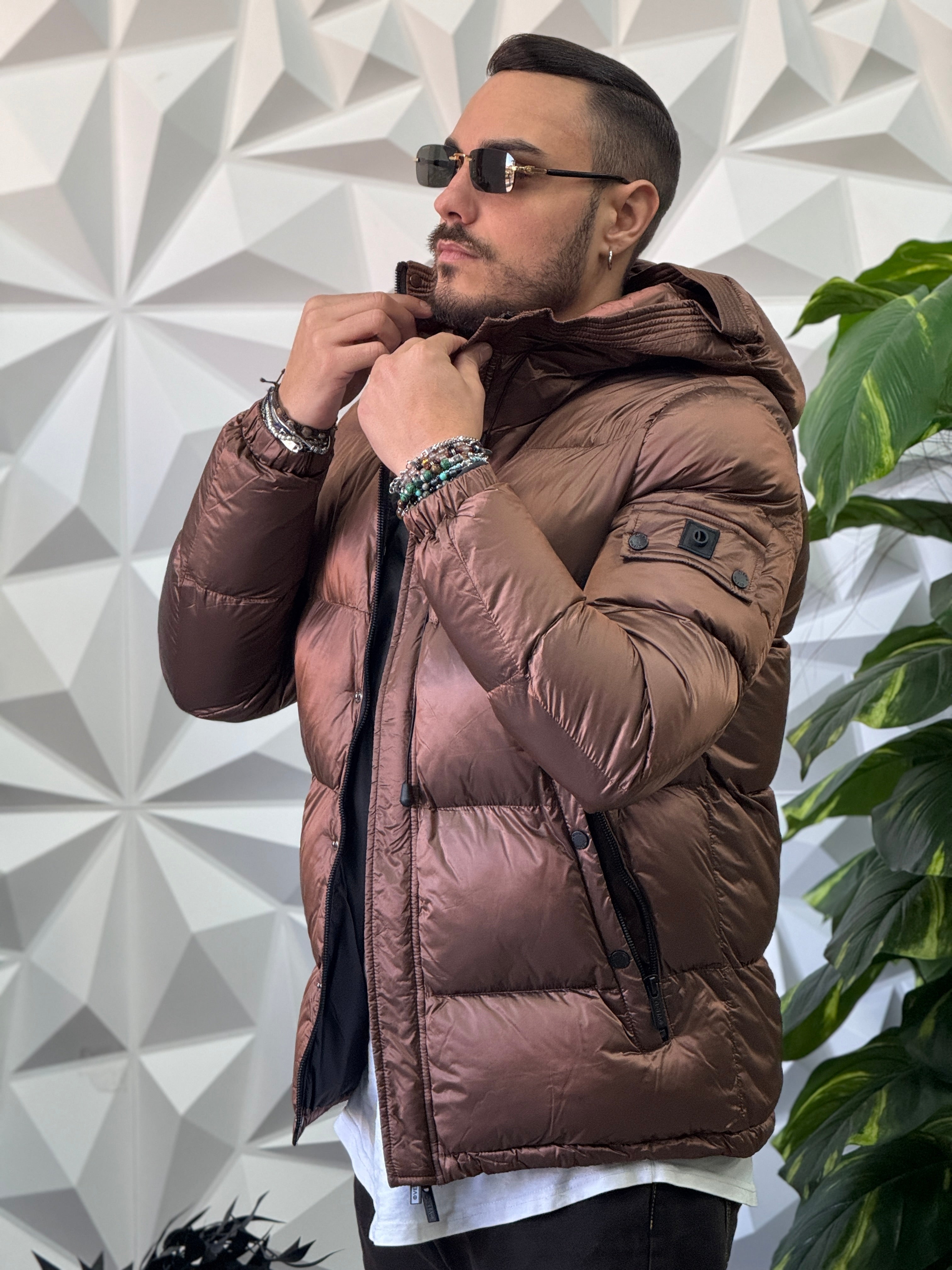 BOMBER CAPPUCCIO BRONZO OVER D