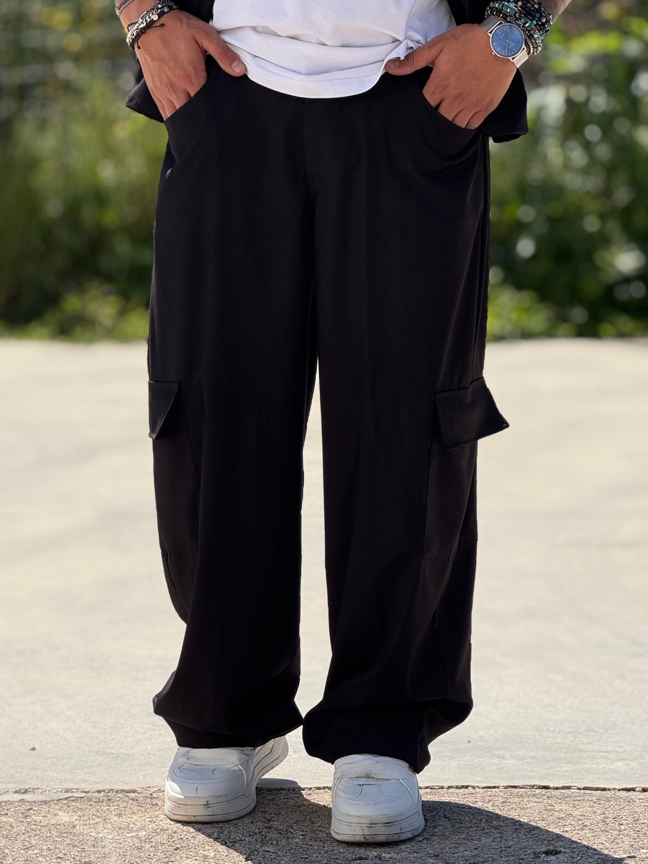 COORDINATO MALAGA NERO  NEW JOB BRAND