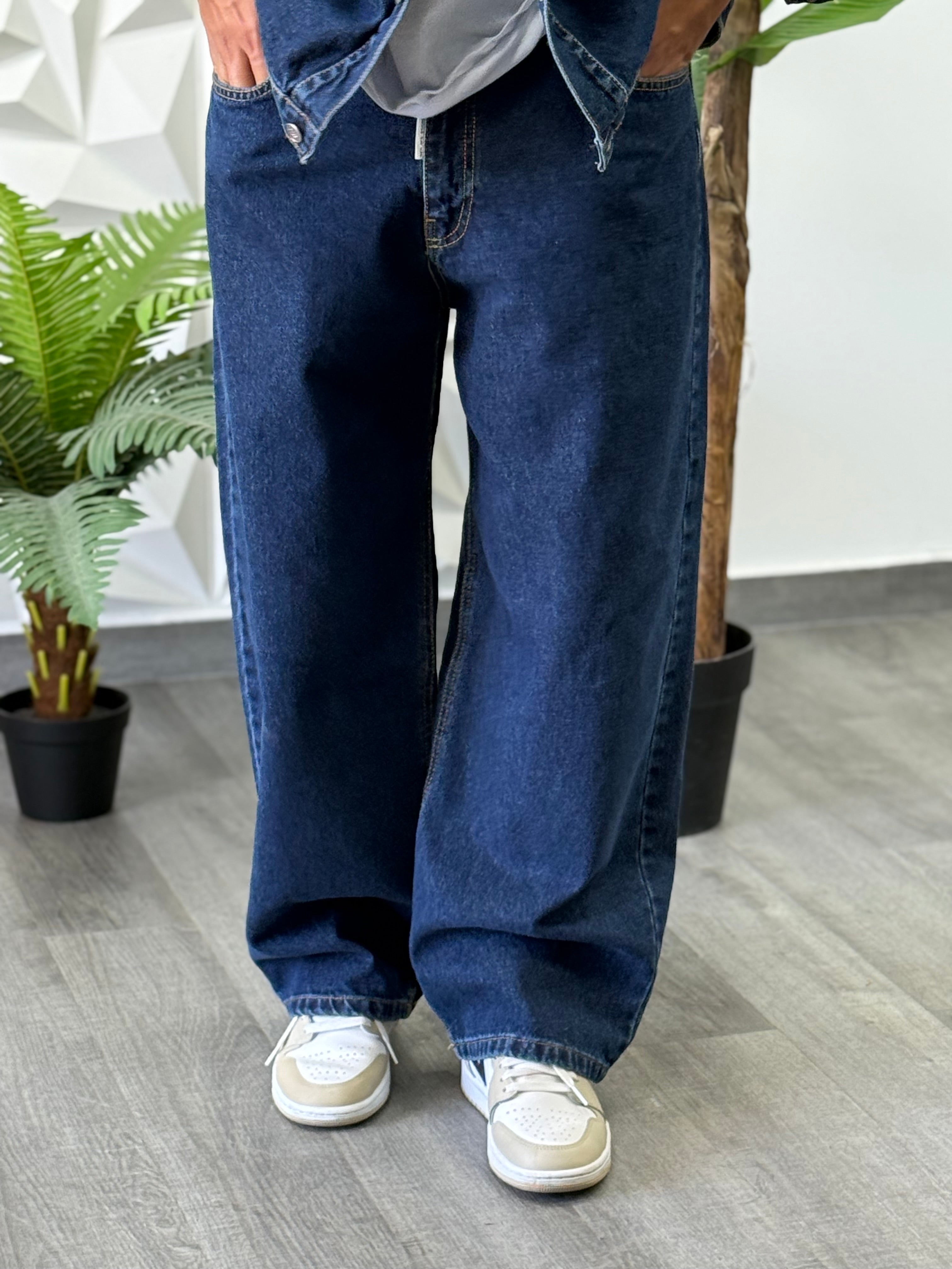 Coordinato Baggy swaggy  di jeans blu  new job brand