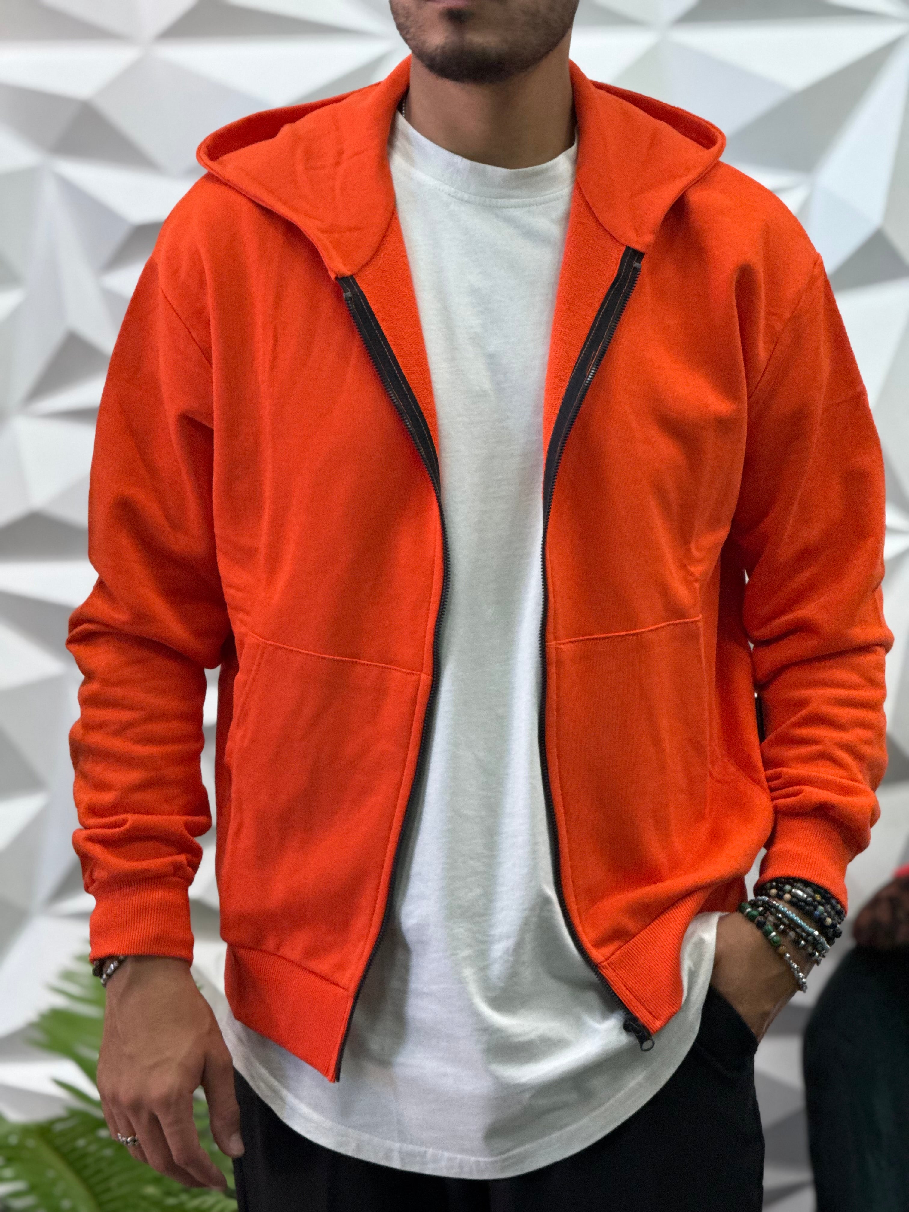 Felpa con zip New job brand
