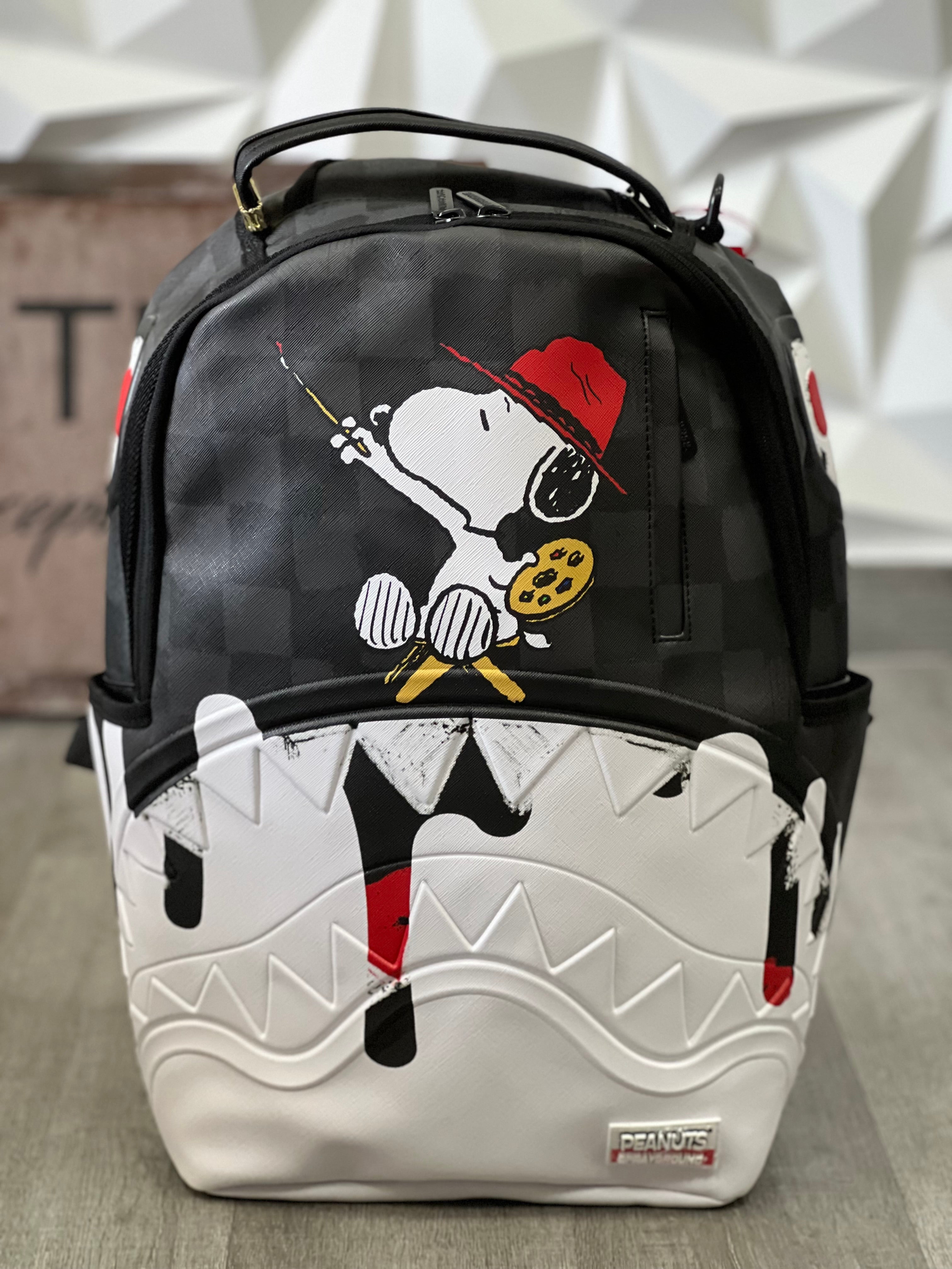 SPRAYGROUND ZAINO SNOOPY PAINTING SHARK 910B7686NSZ