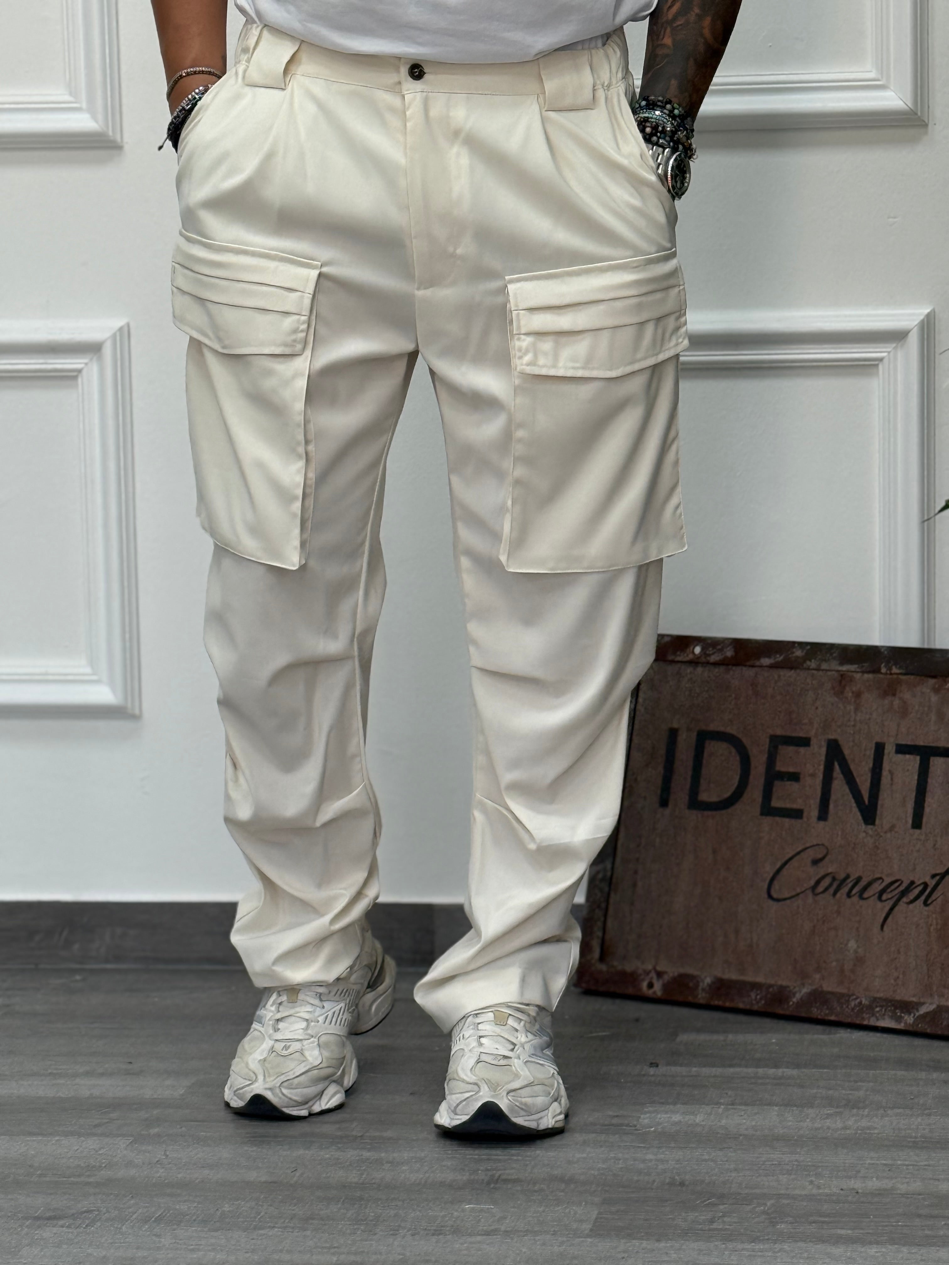 PANTALONE GREG  PANNA TASCONATO NEW JOB BRAND