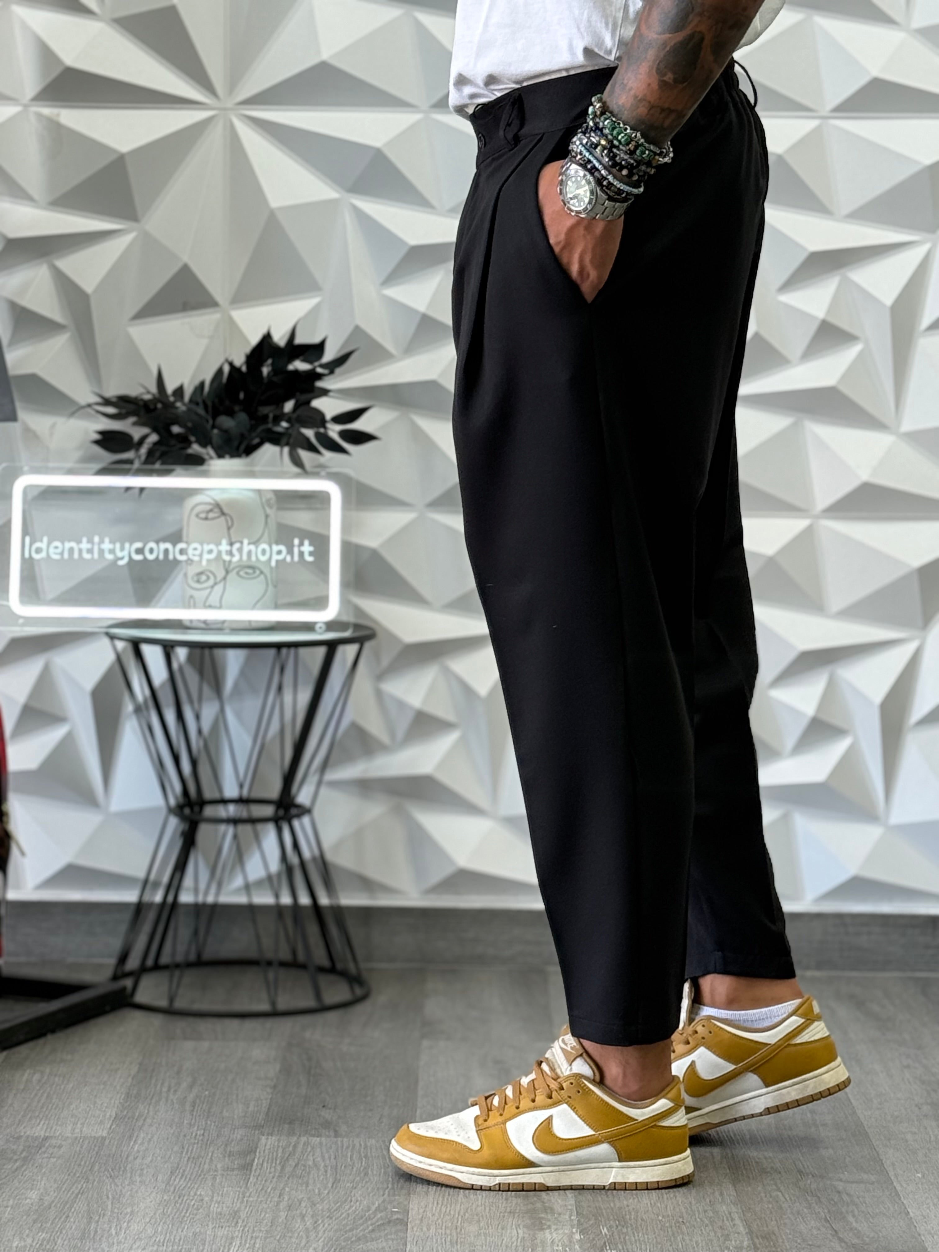 Pantalone Montecarlo/fv nero new job brand