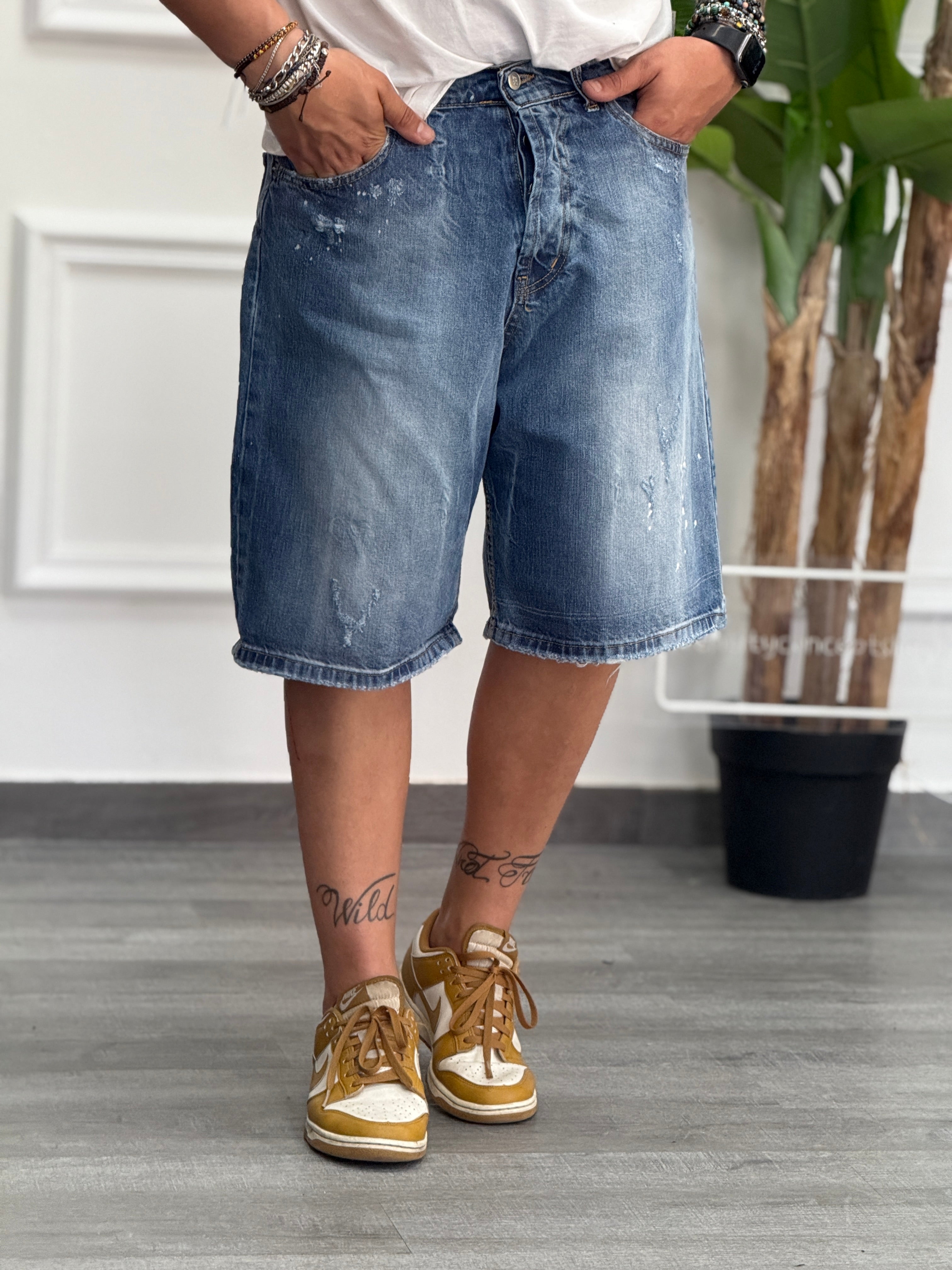 BERMUDA  BALEN JEANS NJB LAVAGGIO MEDIO